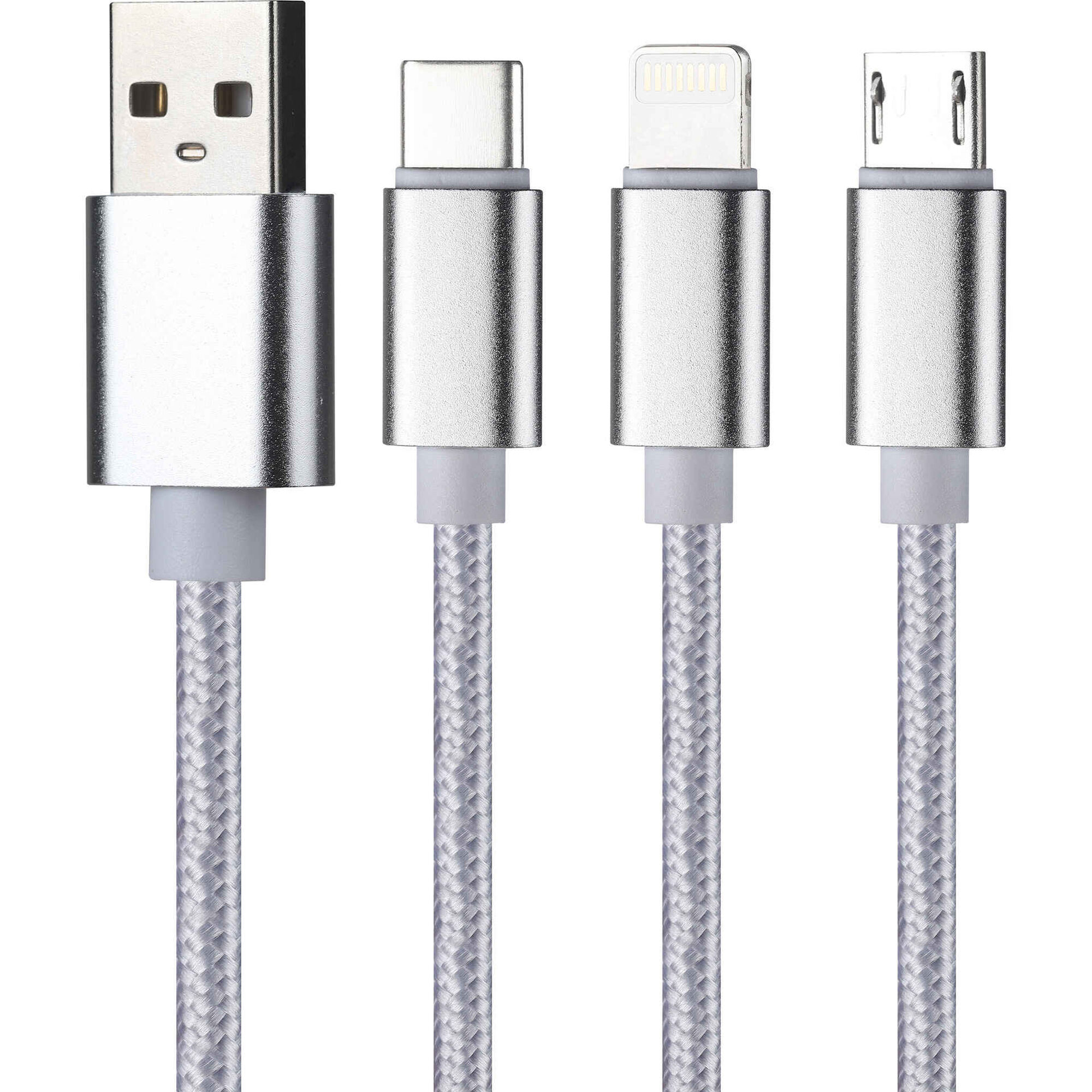 Cabos 3 em 1 Basic Bazar&atilde;o