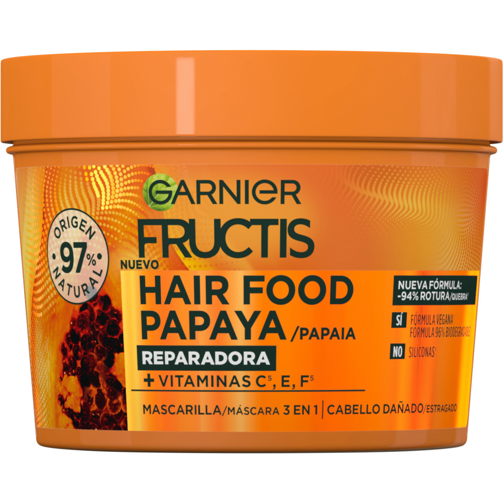 M&aacute;scara Cabelo Hair Food Papaia Garnier Fructis