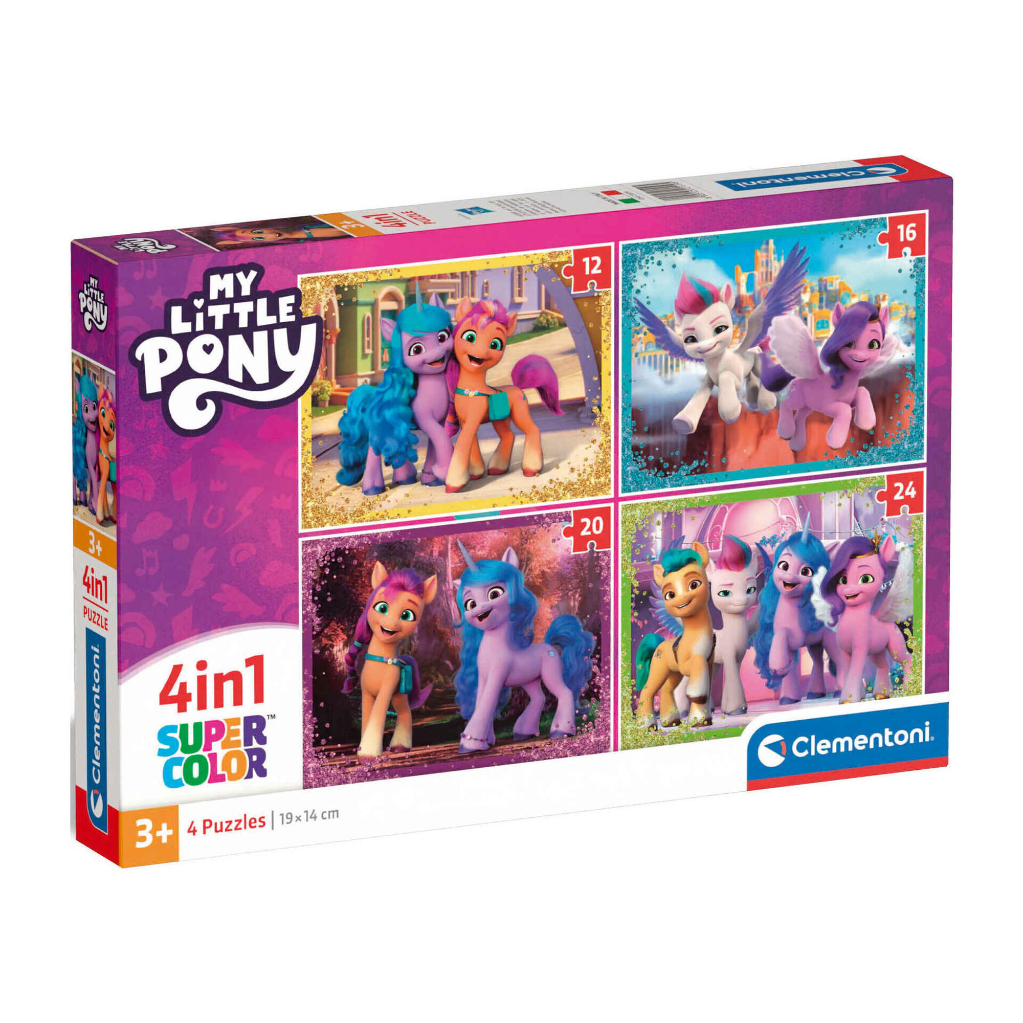 Puzzle 4 em 1 - 12 a 24 Pe&ccedil;as (v&aacute;rios modelos)