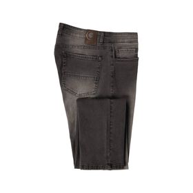 Jeans Slim Straight Homem 38 Cinza MO