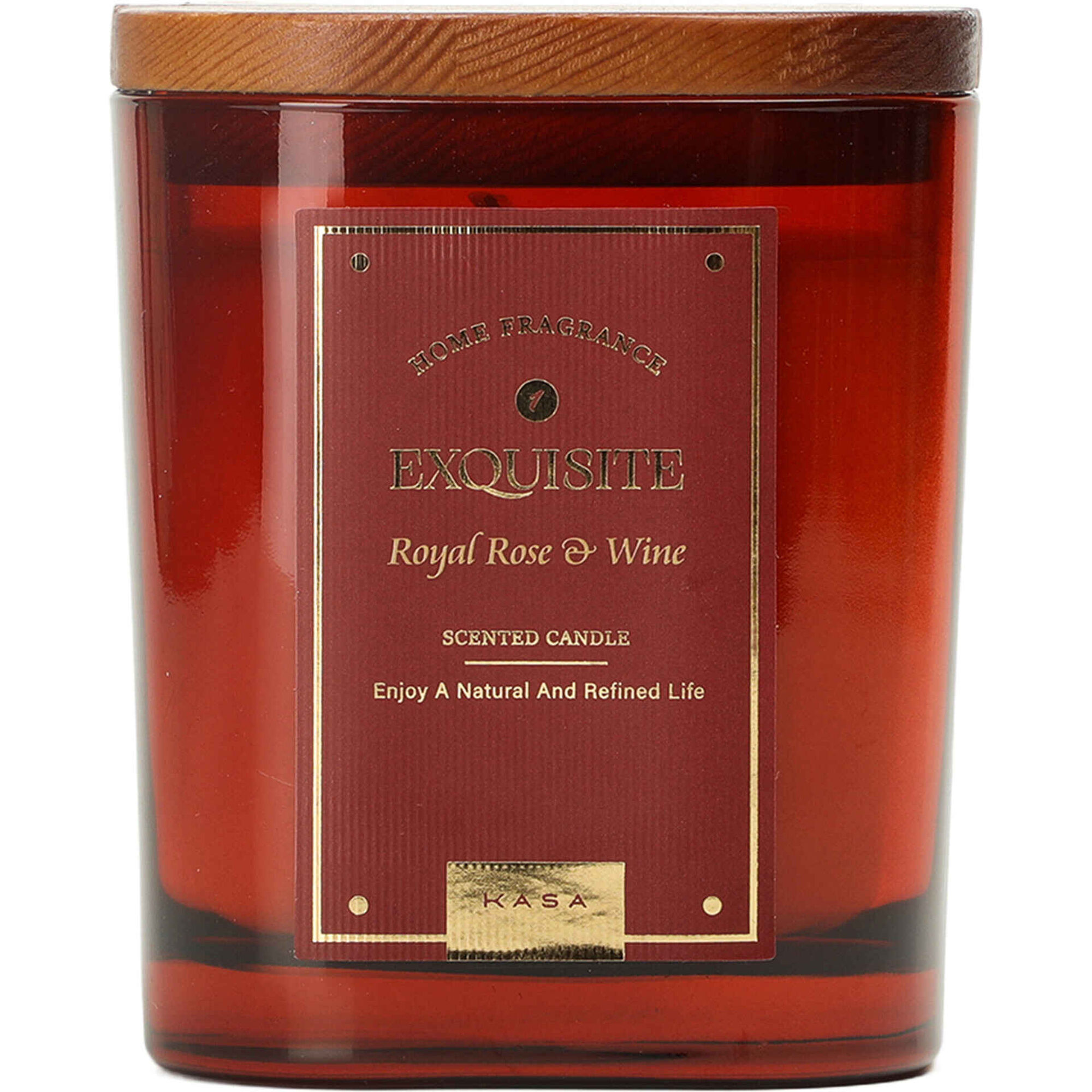 Vela em Copo com Tampa 224g Bord&ocirc; Kasa