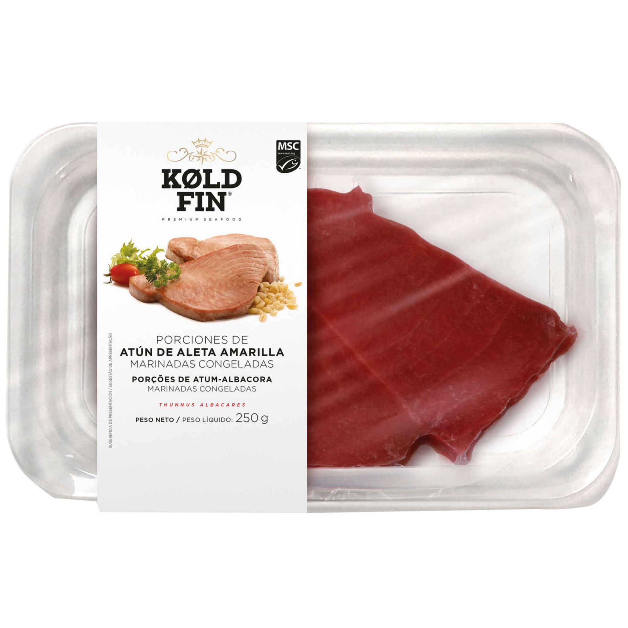 Porções De Atum-Albacora MSC Marinado Ultracongelado