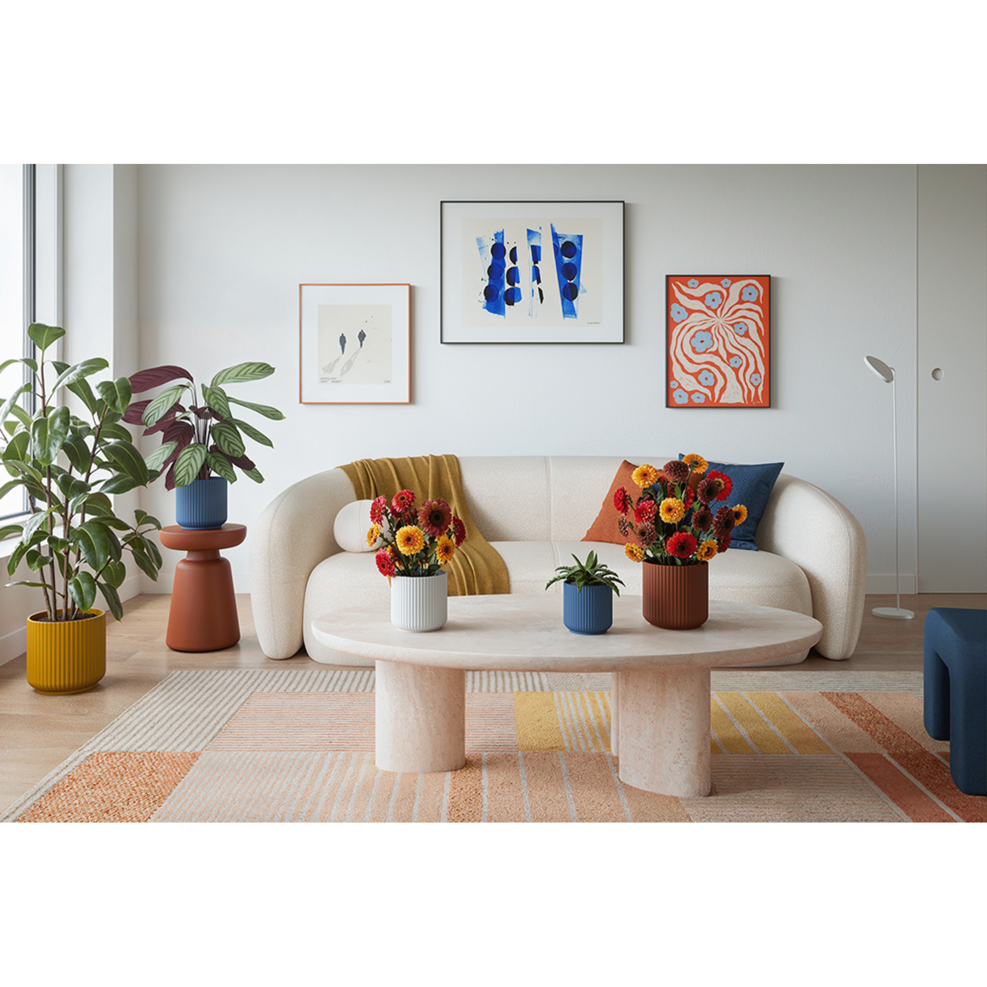 Vaso Redondo Faian&ccedil;a 12cm Antracite Artevasi