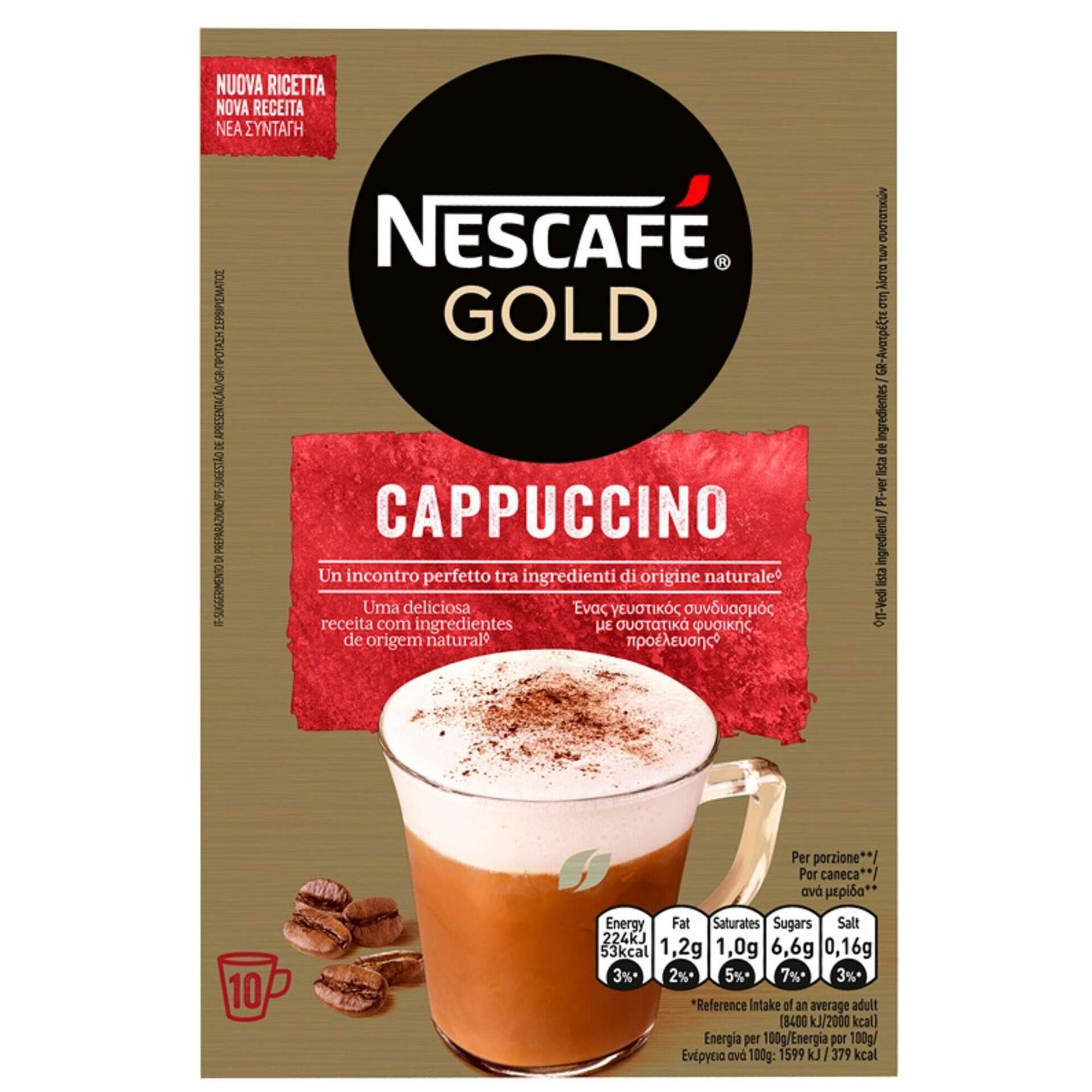 Cappuccino Solúvel Gold