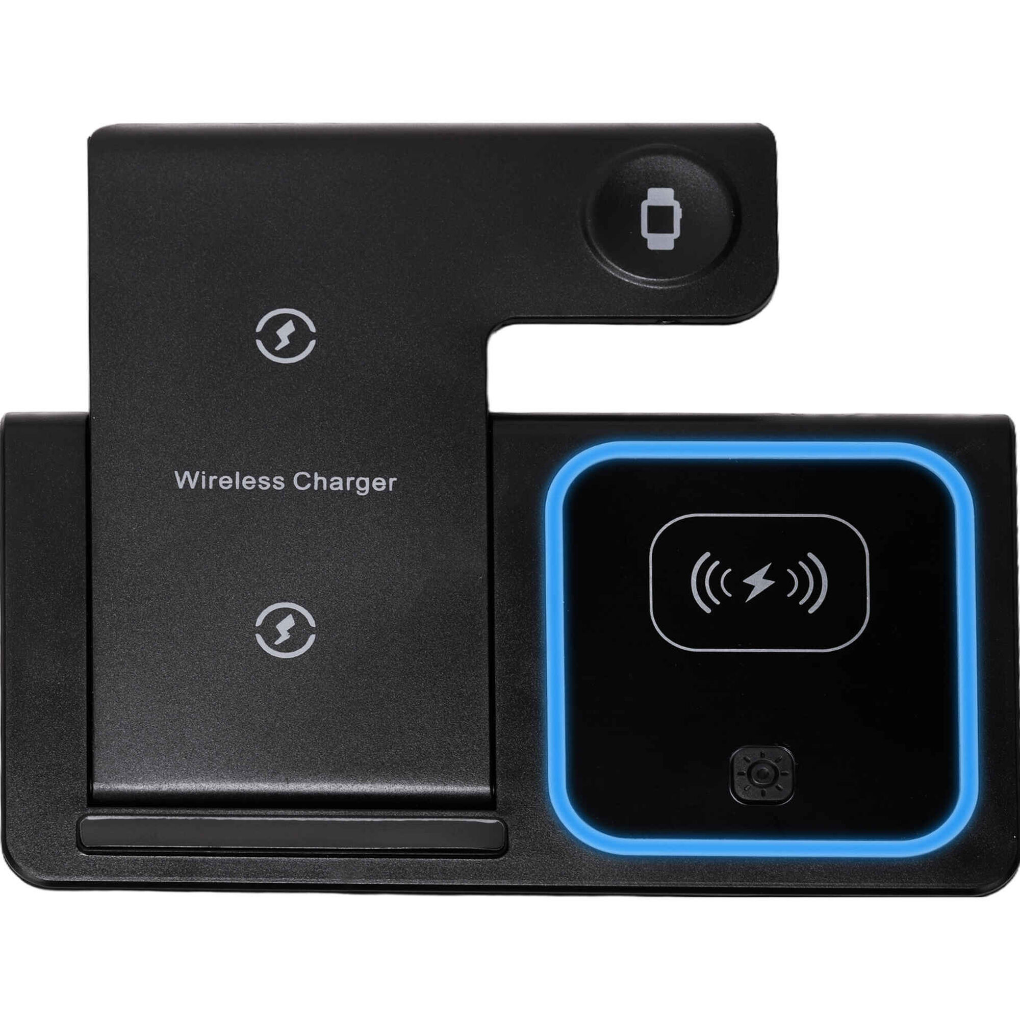Suporte e Carregador Wireless 3 em 1 Bazar&atilde;o