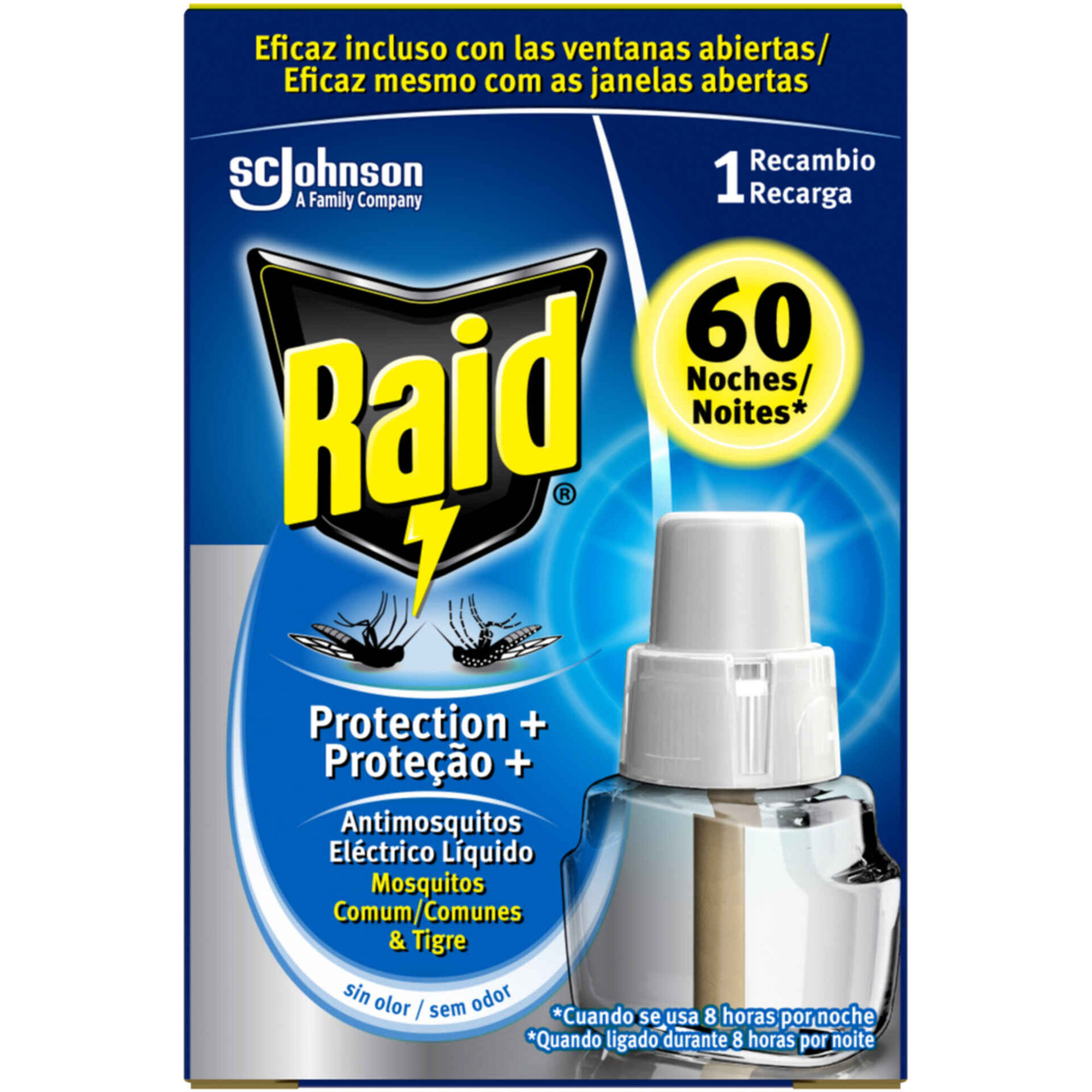 Inseticida Elétrico Recarga Melgas e Mosquitos Proteção Plus