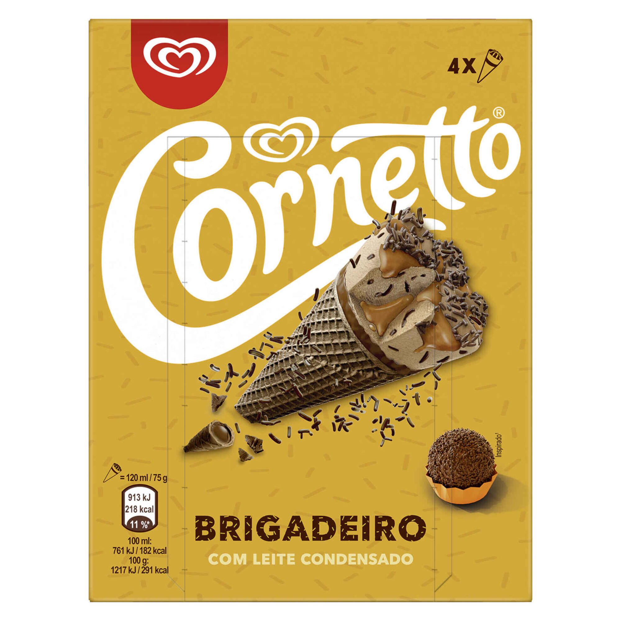 Gelado Cone Brigadeiro Gelado Cone Brigadeiro