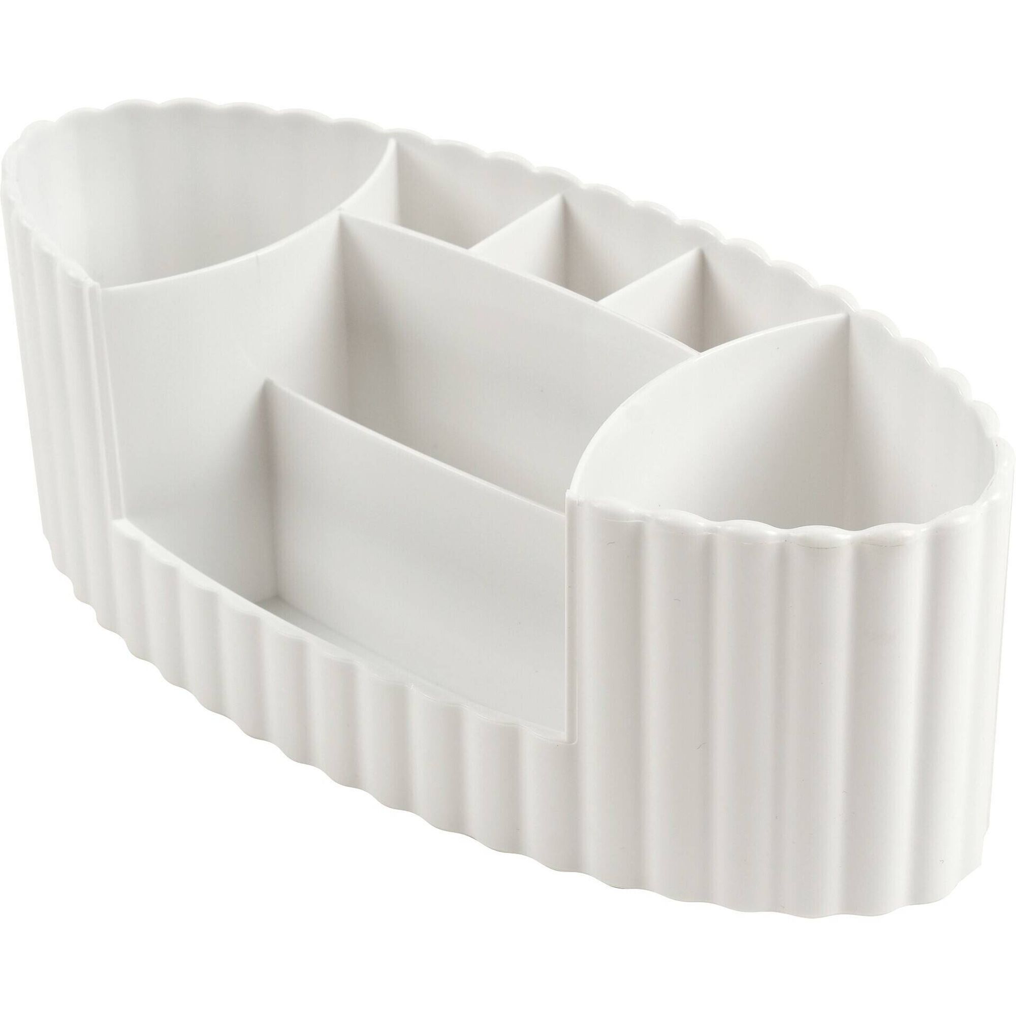 Organizador Circular WC Branco Rustic Country Kasa