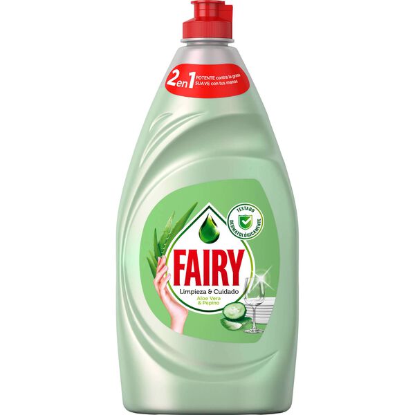 Detergente Manual Loiça Limpeza e Cuidado Aloe Vera e Cetim Fairy