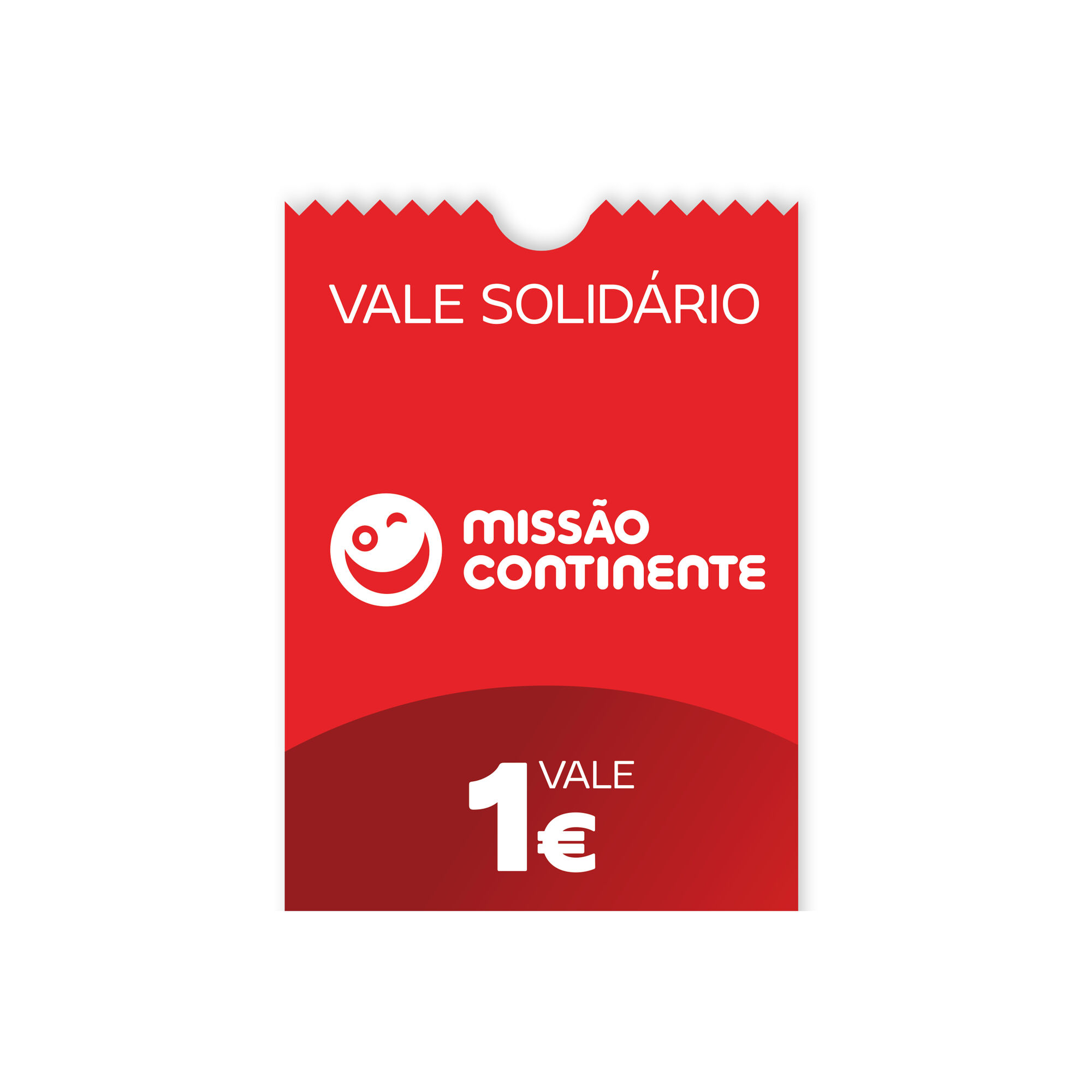 Vale Missão Continente - 1 Euro