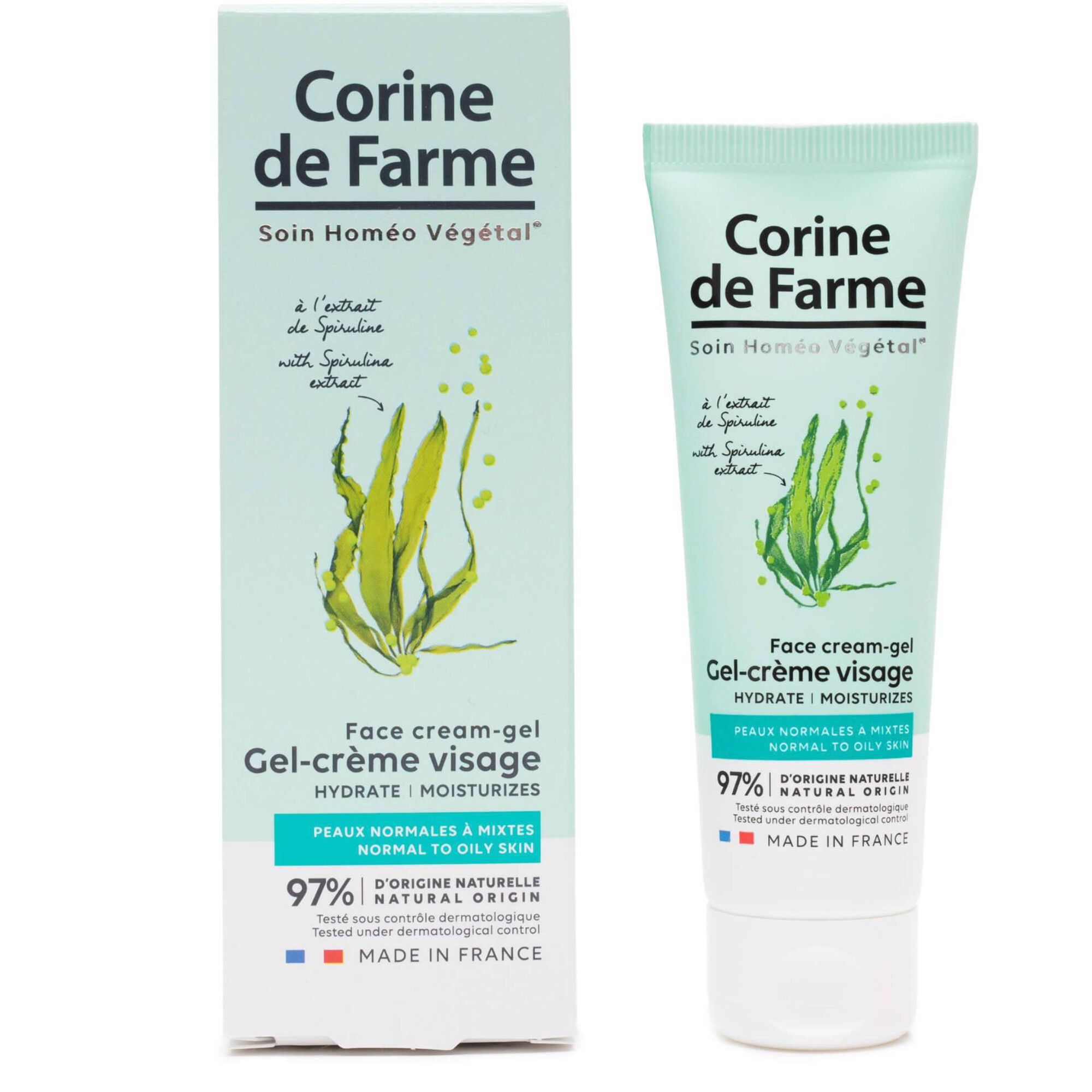 Creme de Rosto Gel Extra Care Spirulina Hidratante