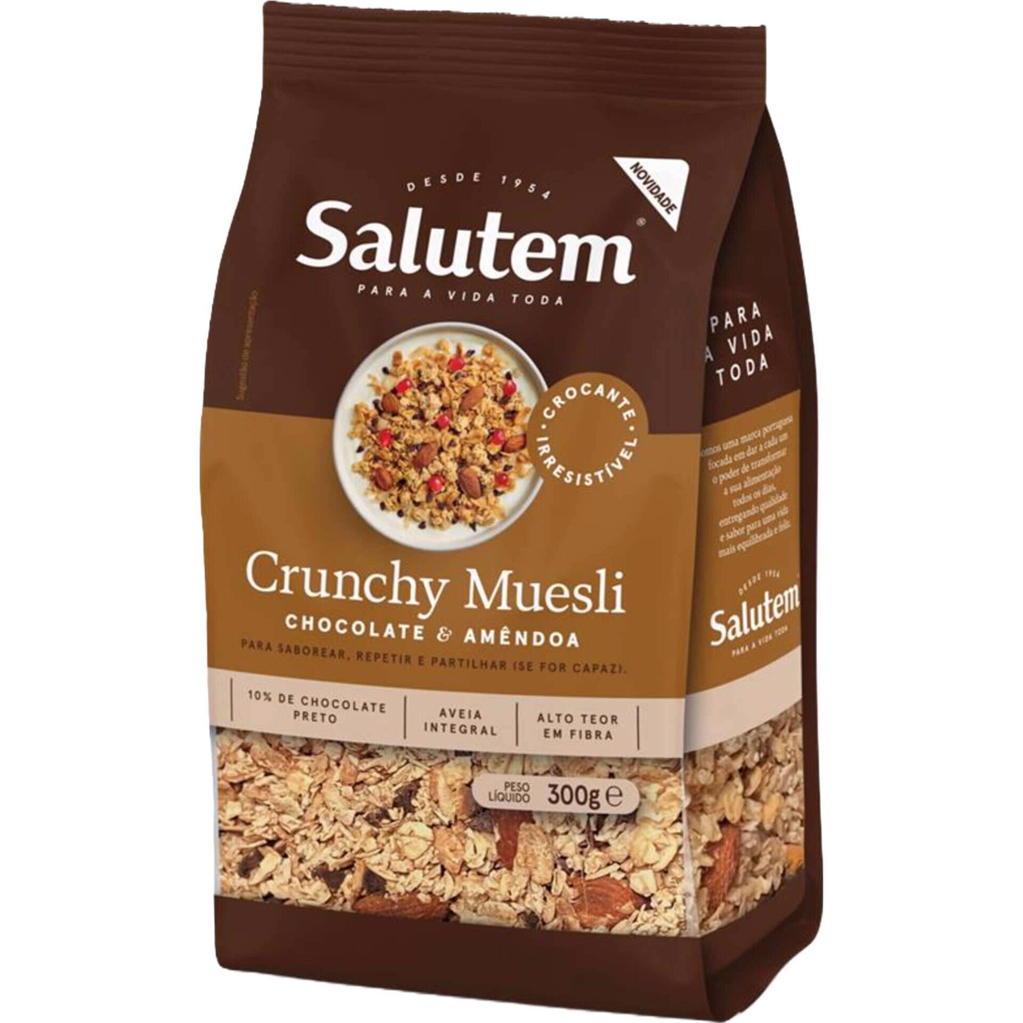 Muesli Crunchy com Chocolate e Am&ecirc;ndoa Salutem