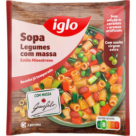 Sopa Legumes com Massa Iglo