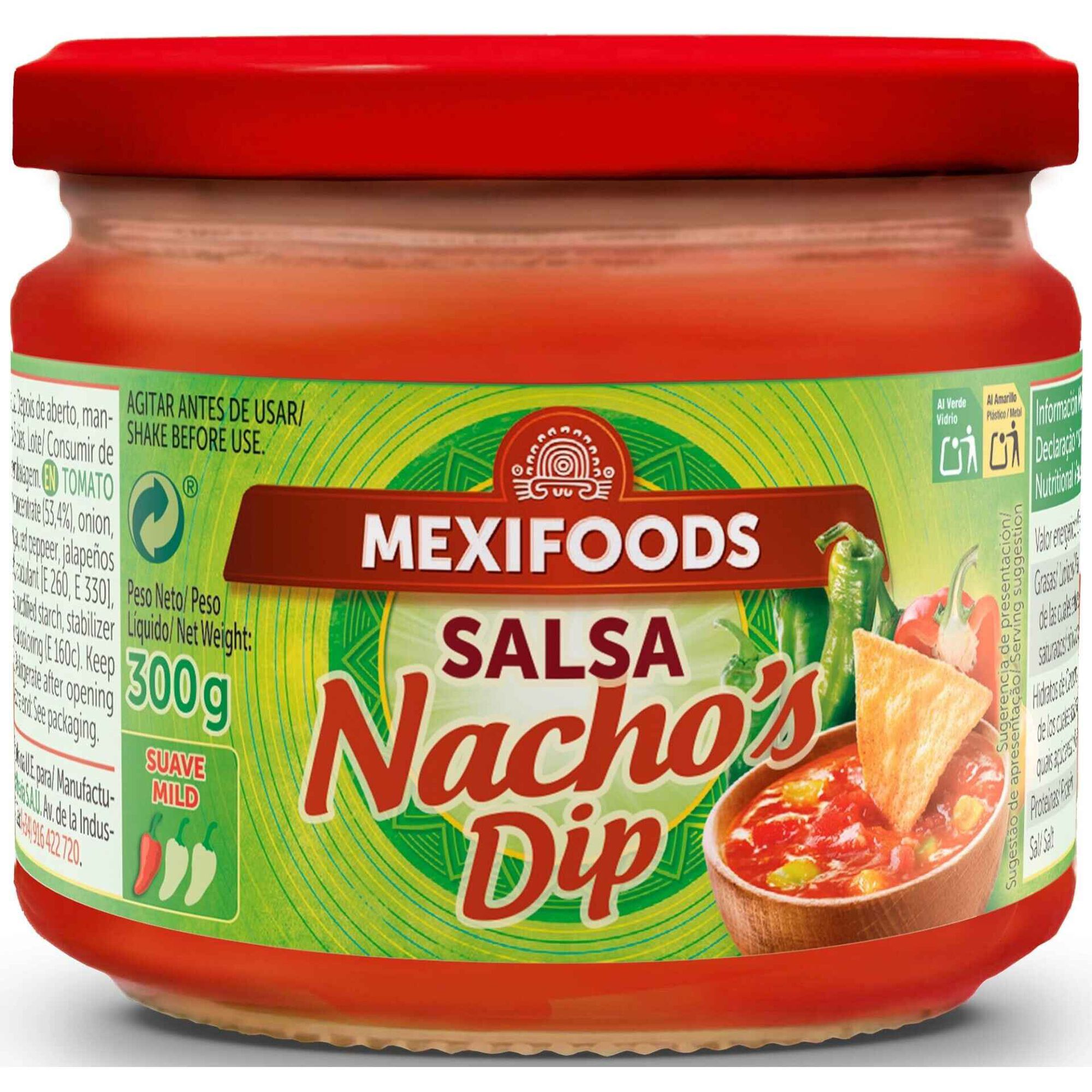 Molho Salsa Nacho's Dip Mexifoods