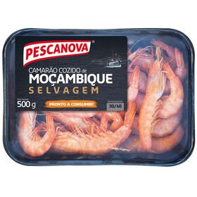 Camarão Moçambique Cozido 30/40 Fresco