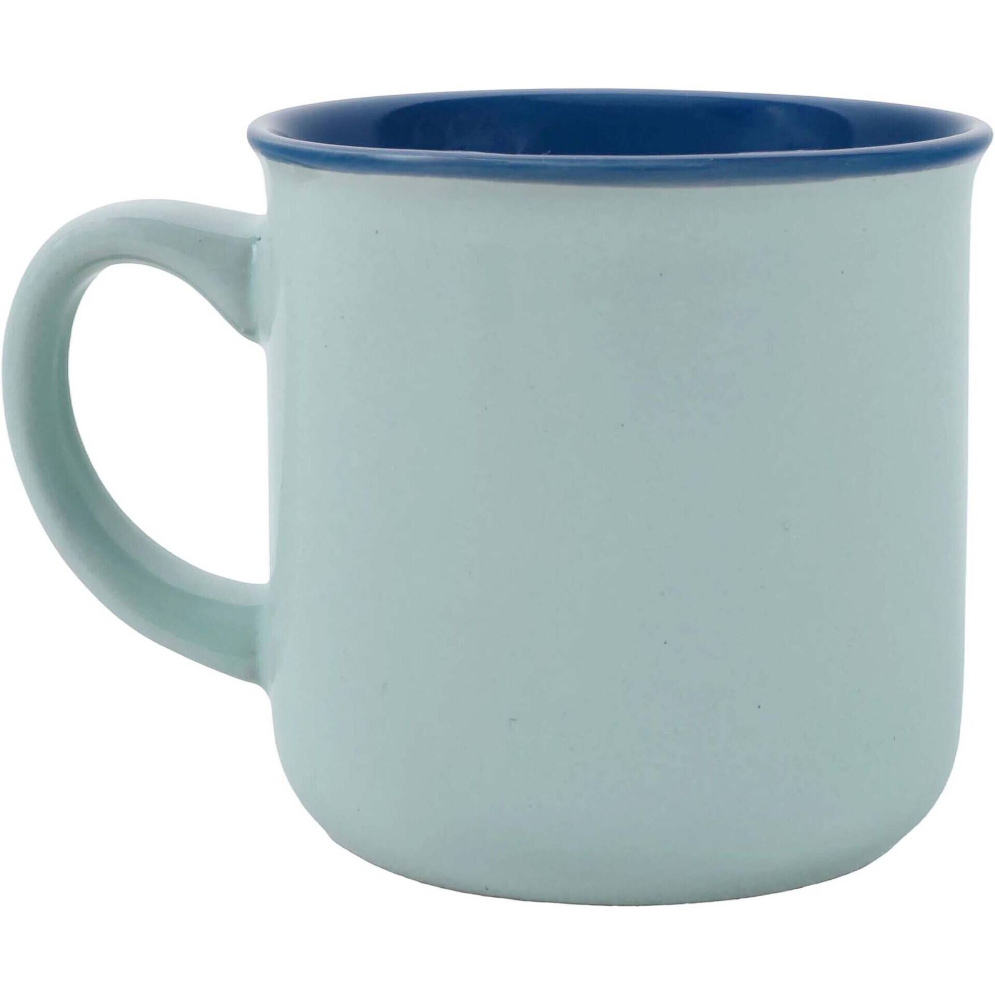 Caneca 330ml Azul Interior Colorido Kasa