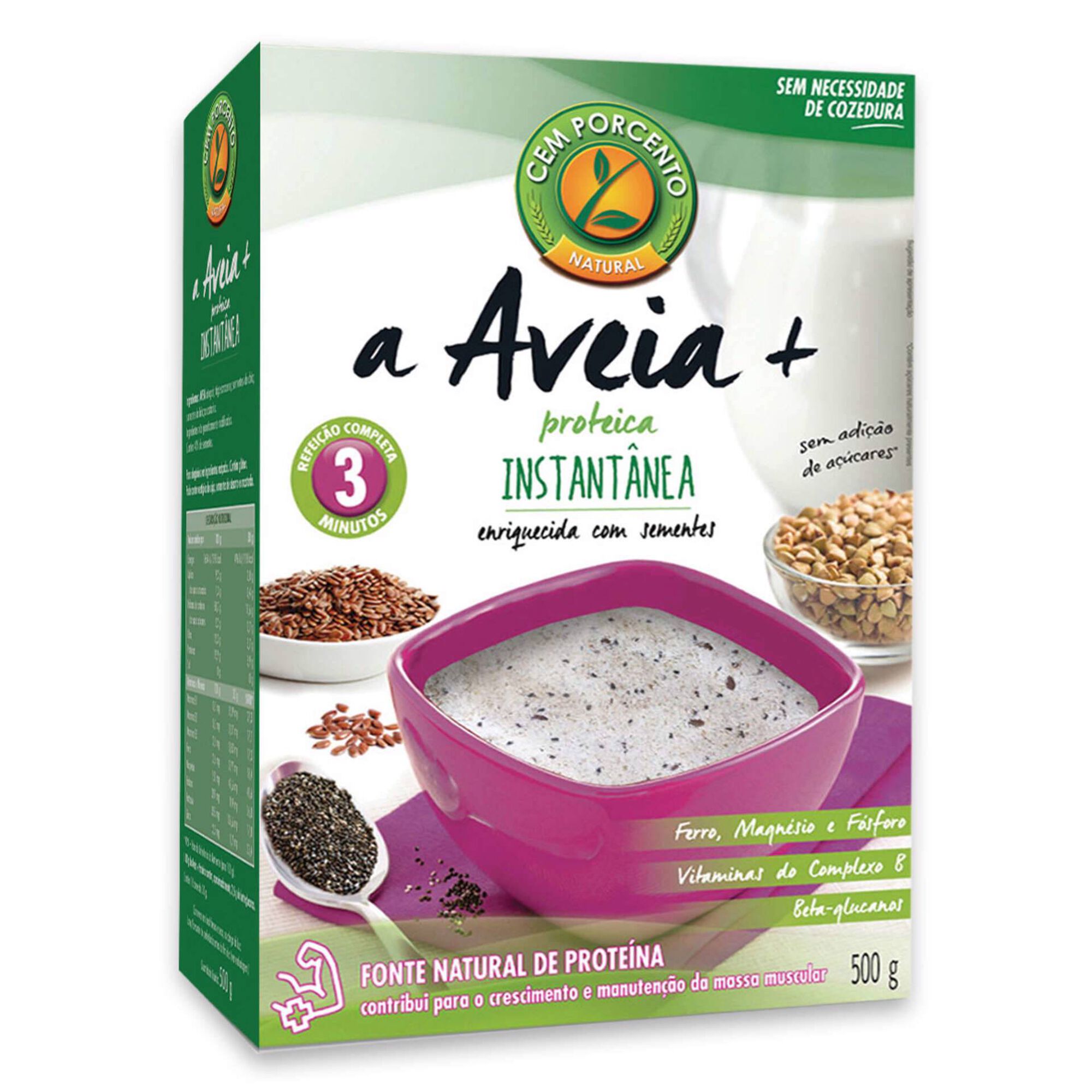Aveia Proteica Instantânea sem Açúcar Aveia Proteica Instantânea sem Açúcar