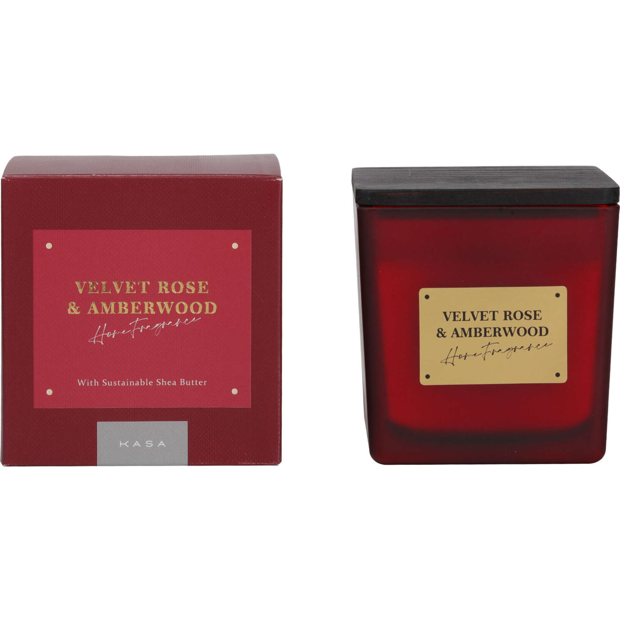 Vela em Copo Quadrada com Tampa 190g