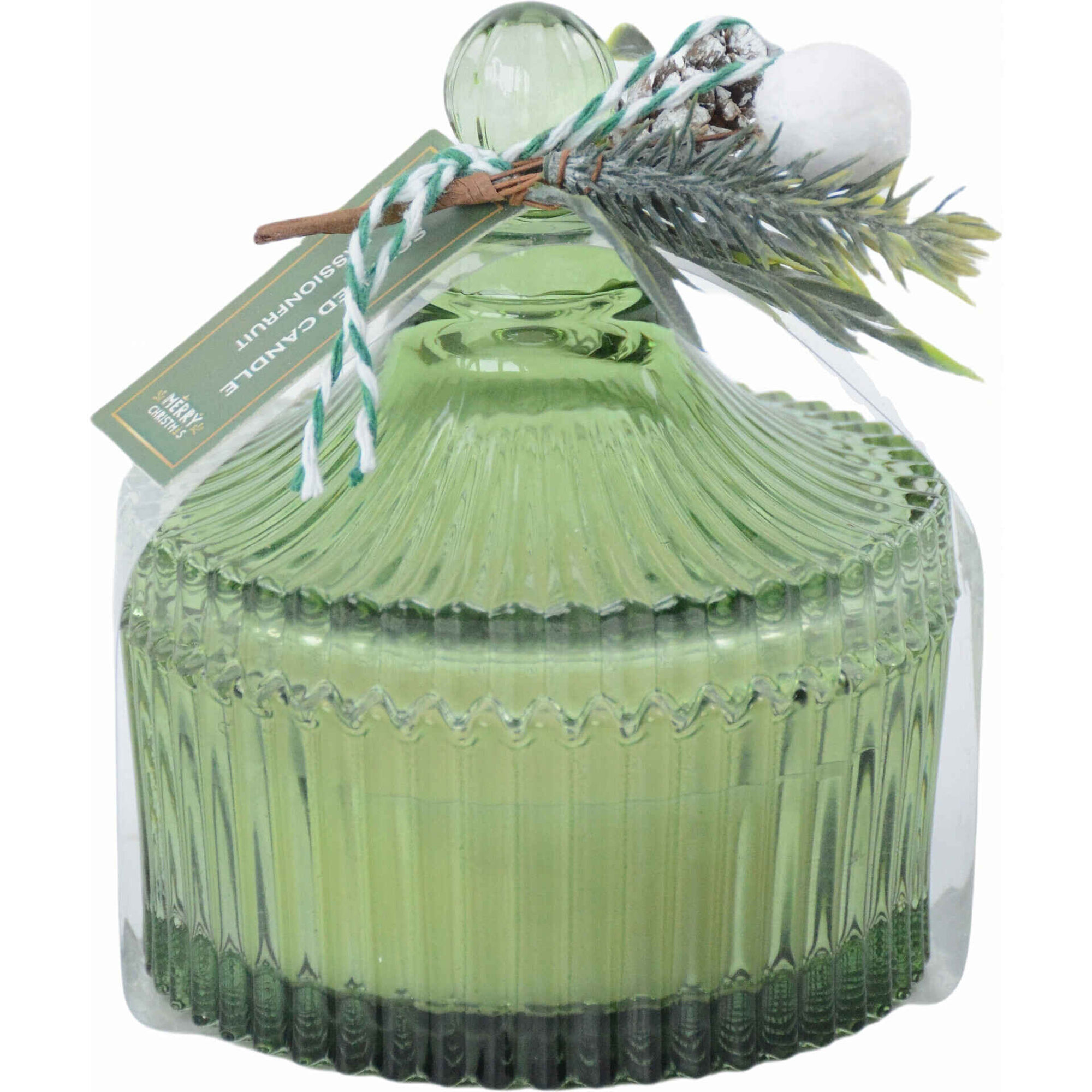 Vela com Tampa Verde 100g Azevinho