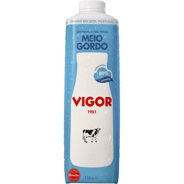 Leite Meio Gordo Fresco Vigor