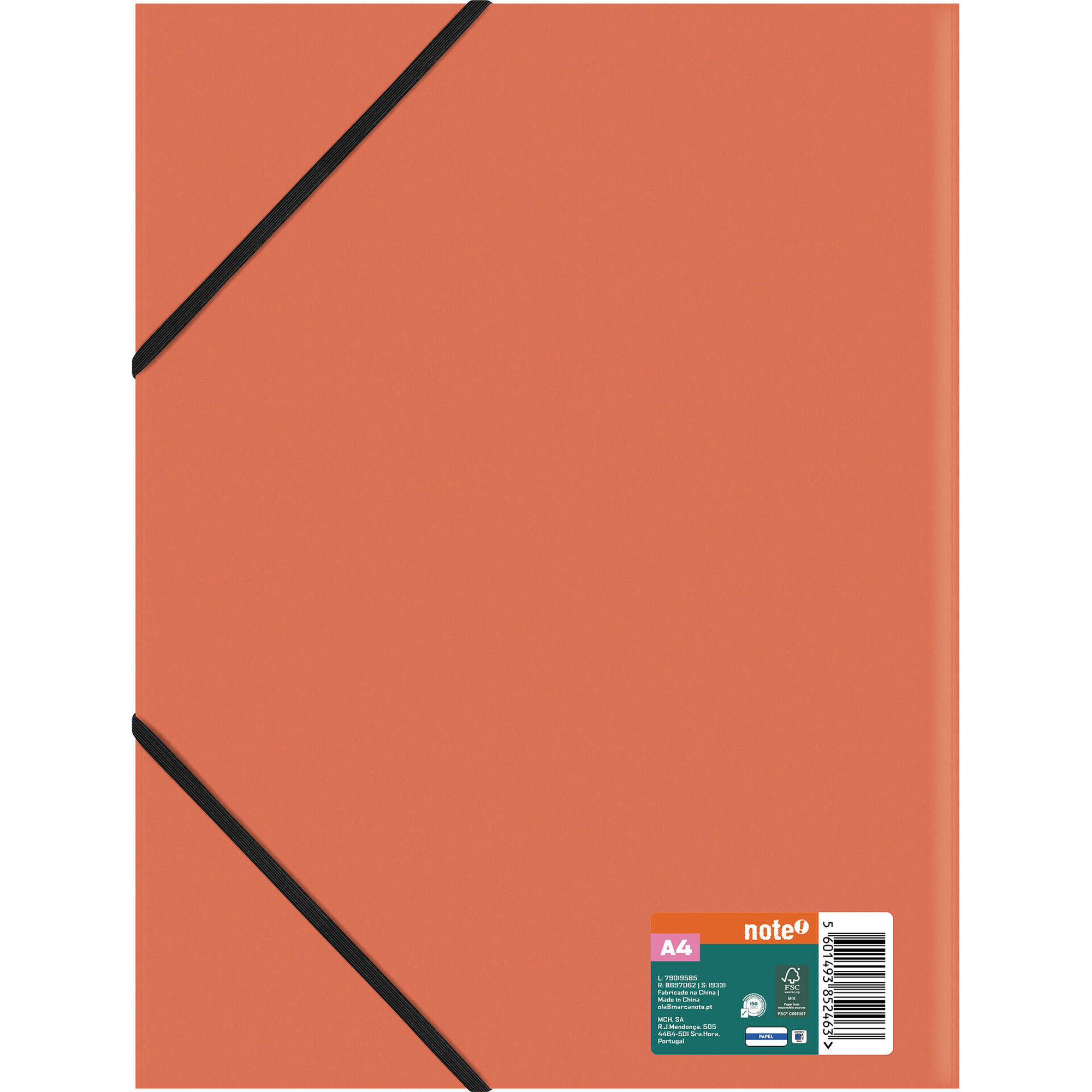 Capa com El&aacute;stico A4 (v&aacute;rias cores) Note!