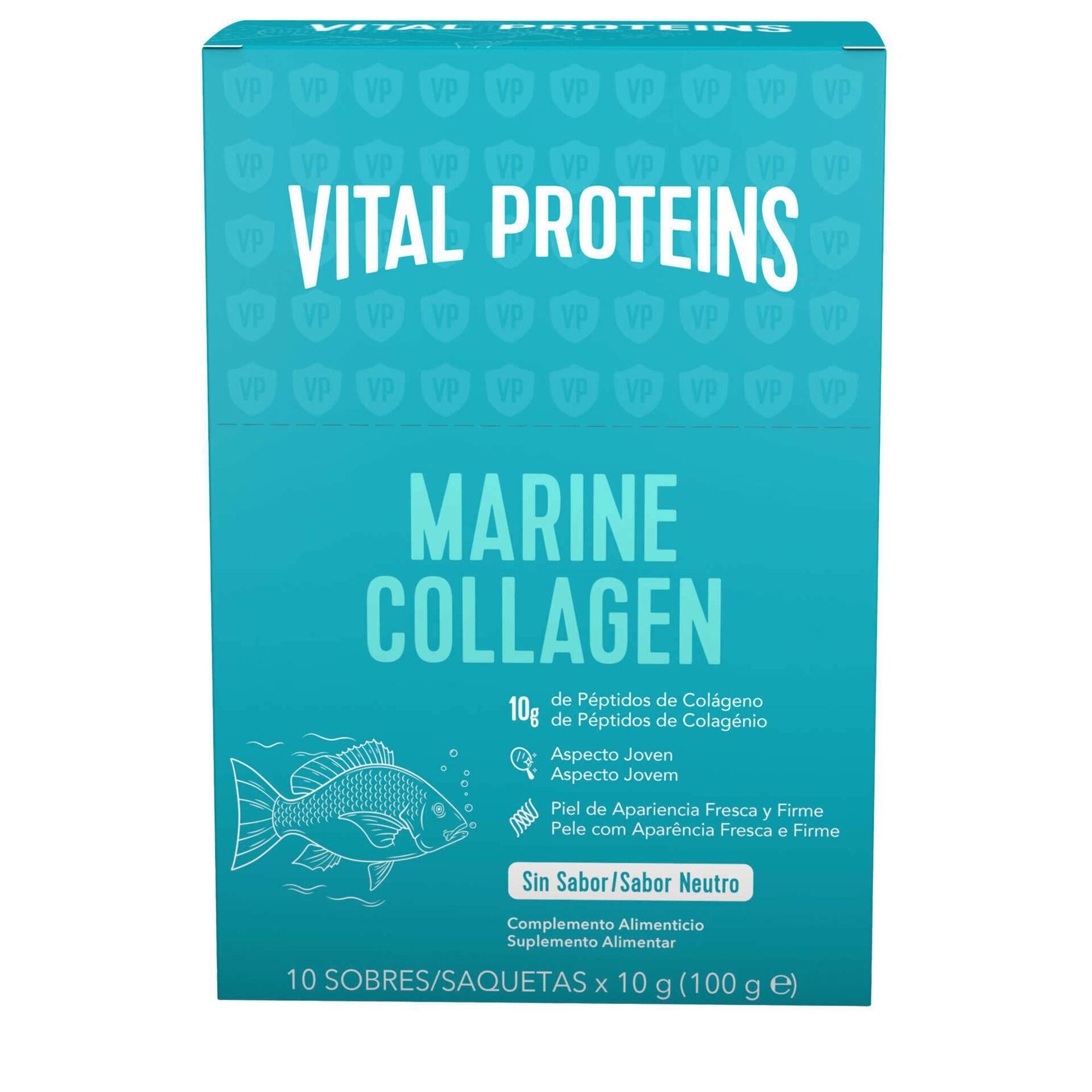 Suplemento Péptidos de Colagénio Marinho Sabor Neutro sem Glúten Saquetas Suplemento Péptidos de Colagénio Marinho Sabor Neutro sem Glúten Saquetas