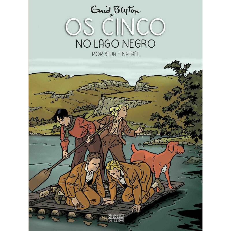 Os Cinco em Banda Desenha Nº 7 - Os Cinco no Lago Negro de Enid Blyton