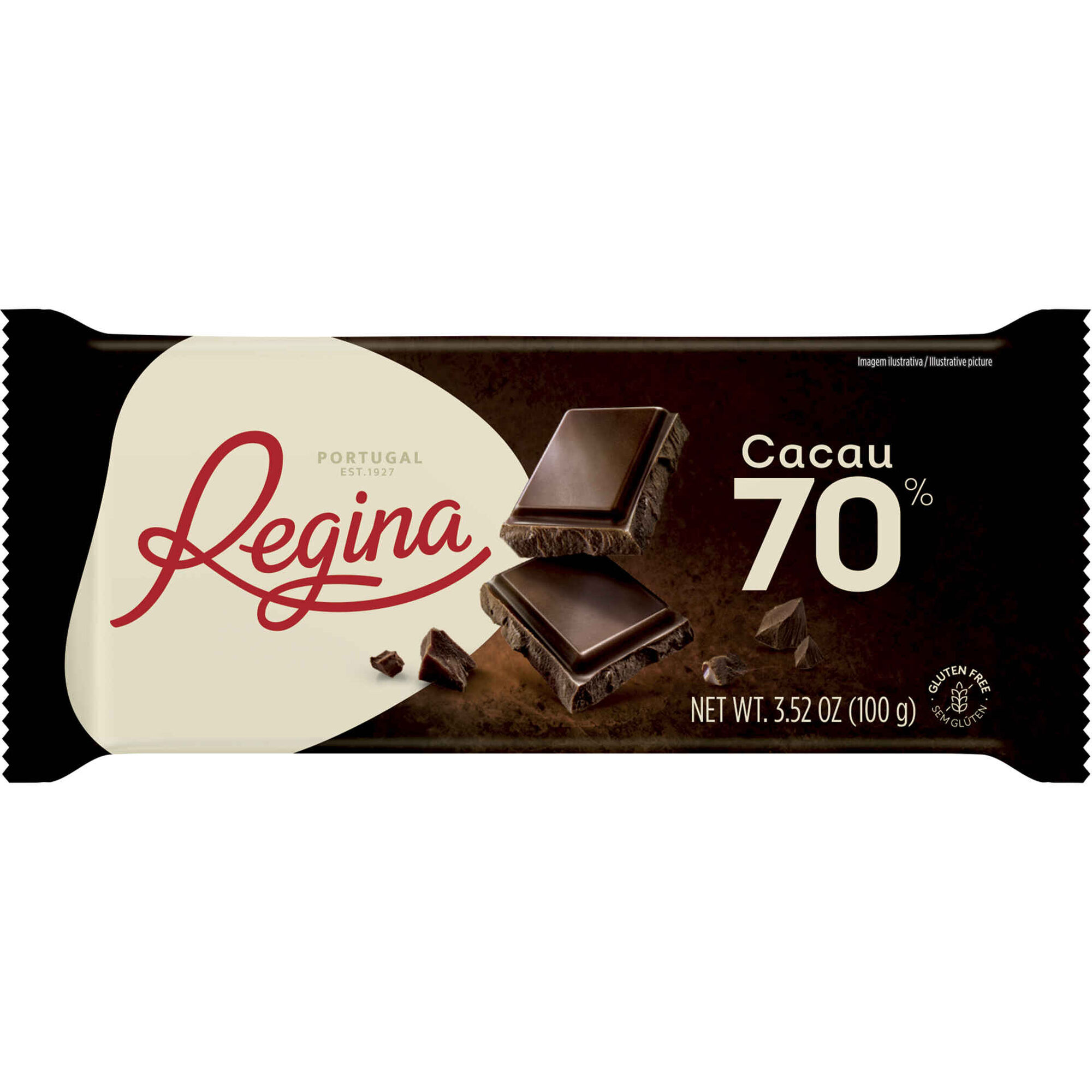 Tablete Chocolate 70% Cacau sem Glúten