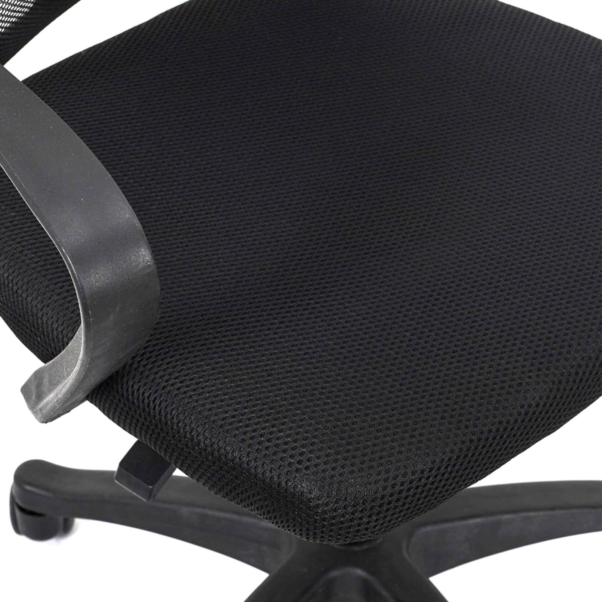 Cadeira de Escrit&oacute;rio Ergon&oacute;mica Preta Kasa