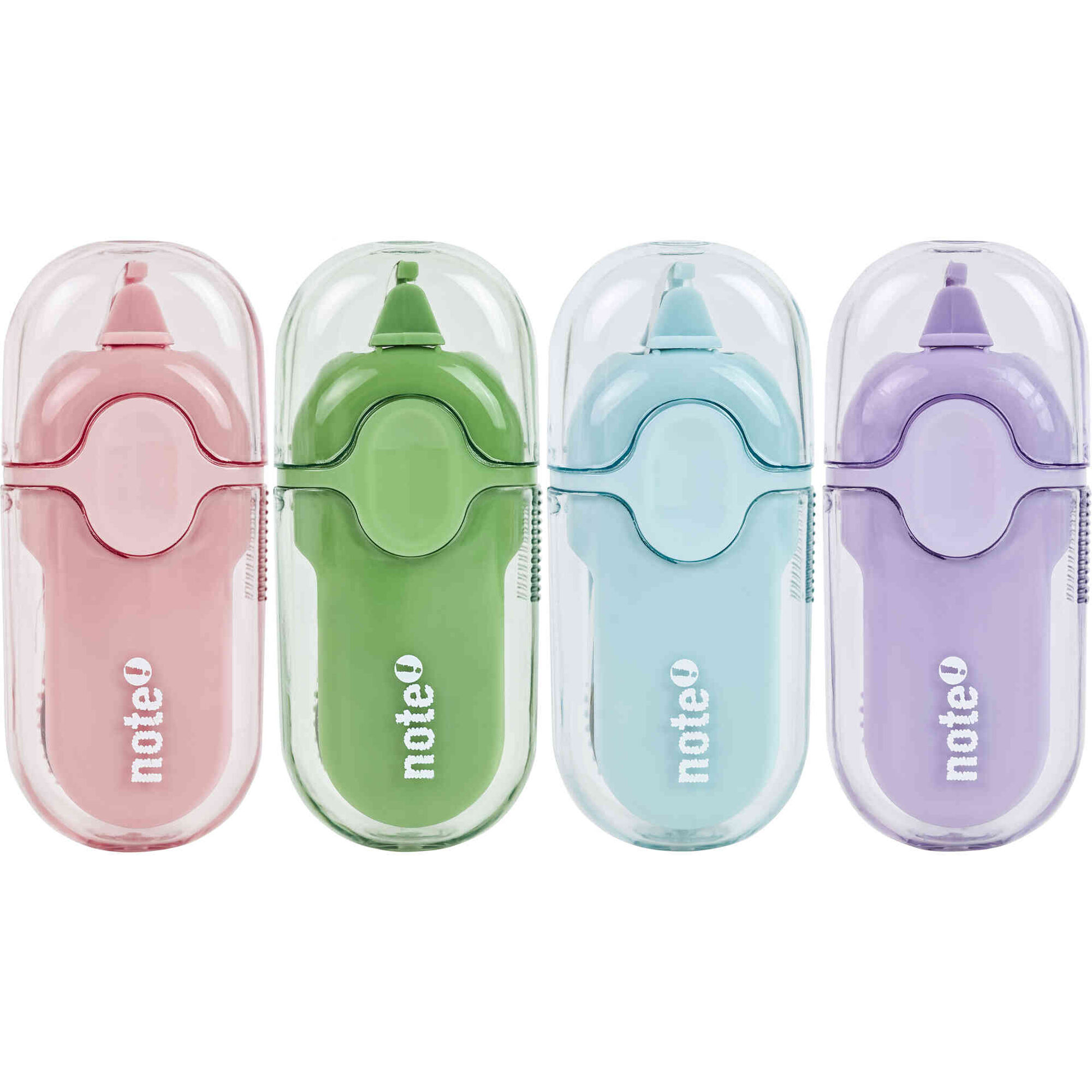 Conjunto 2 Fitas Corretoras com Tampa 6m (v&aacute;rias cores) Note!