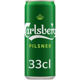 Cerveja em Lata com &Aacute;lcool Carlsberg