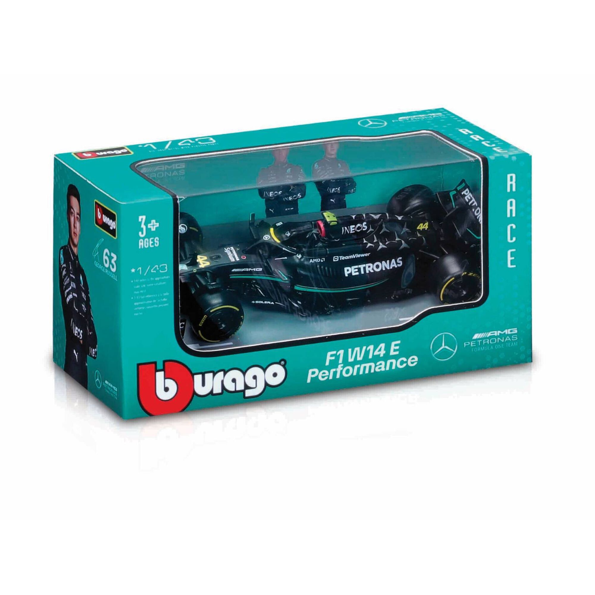 Carro Miniatura F1 Mercedes Bburago
