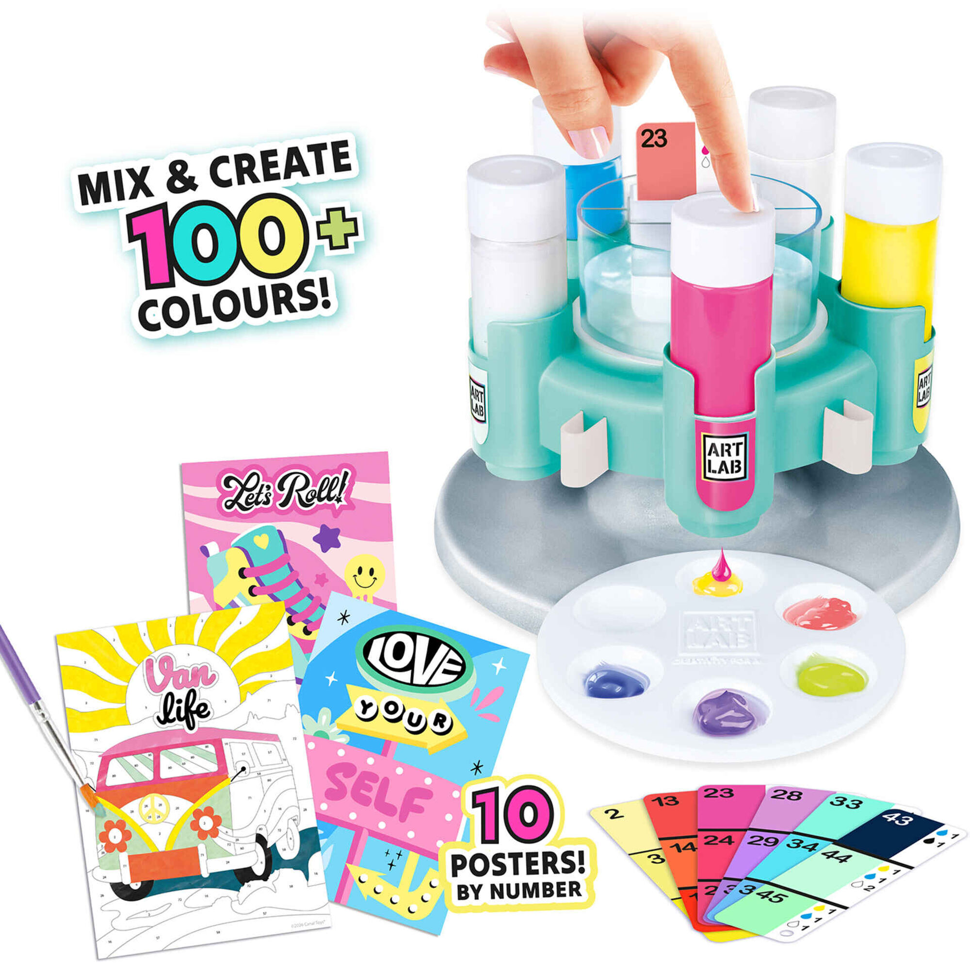Canal Toys - Kit F&aacute;brica de Tintas Coloridas Art Lab