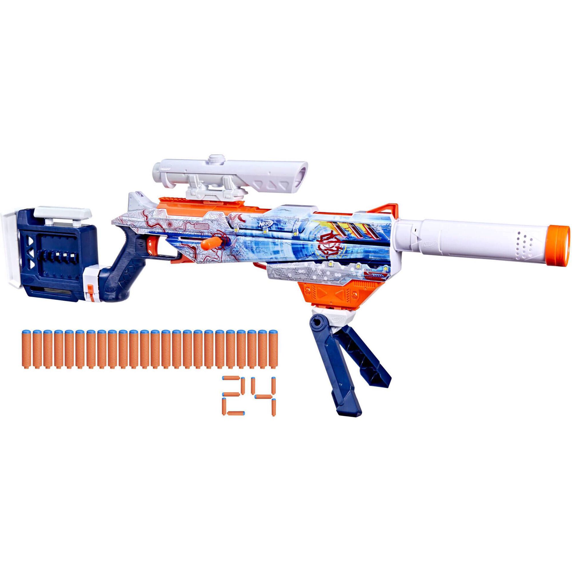 Nerf - Lan&ccedil;ador Loadout Arctic Zerostriker