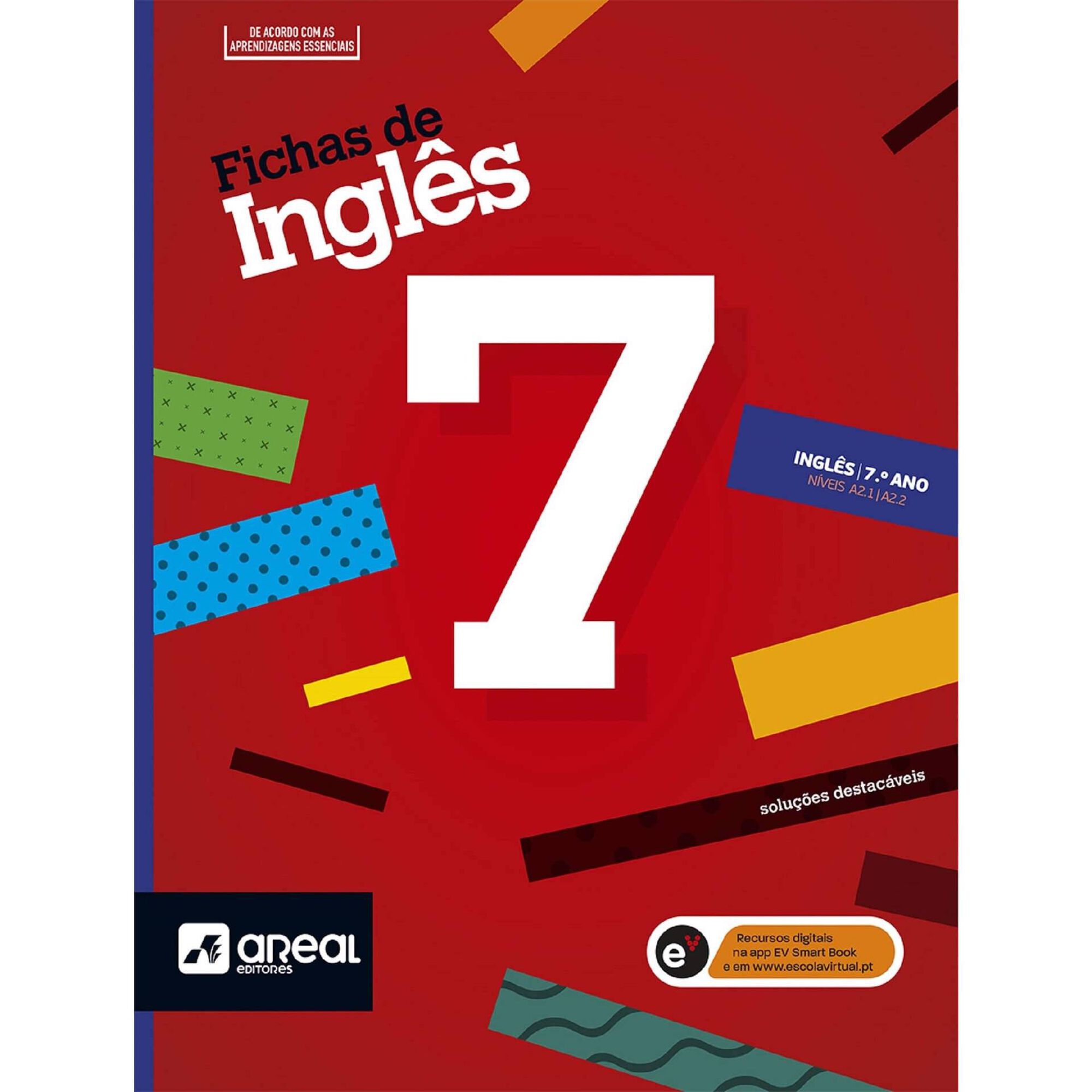 Fichas de Inglês - Níveis A2.1/A2.2 - 7º Ano