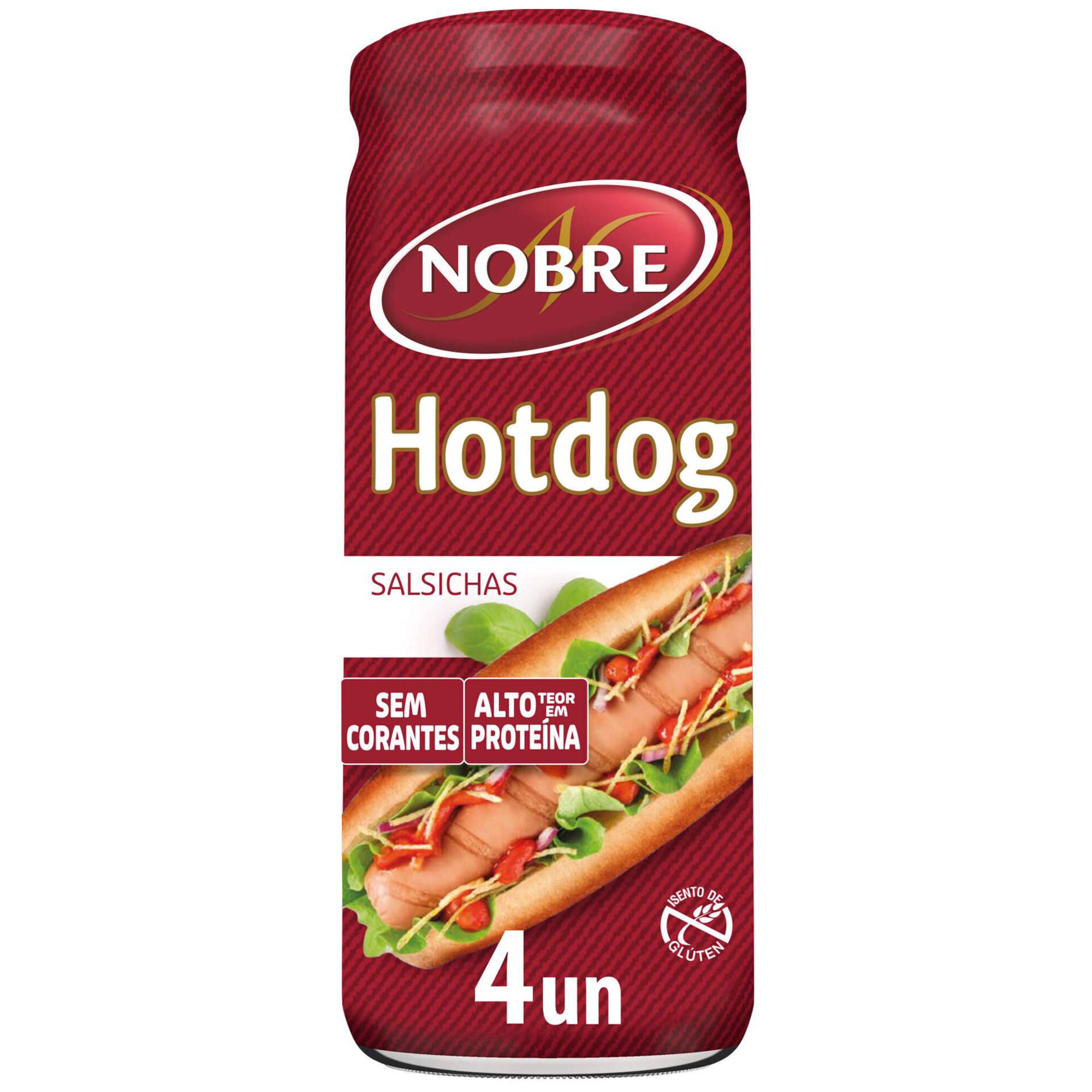 Salsichas Hot Dog Frasco 4 un