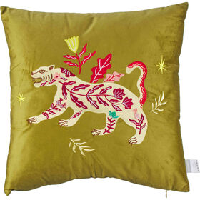Almofada 45x45cm Verde Tigre Cinza Almofada 45x45cm Verde Tigre Cinza