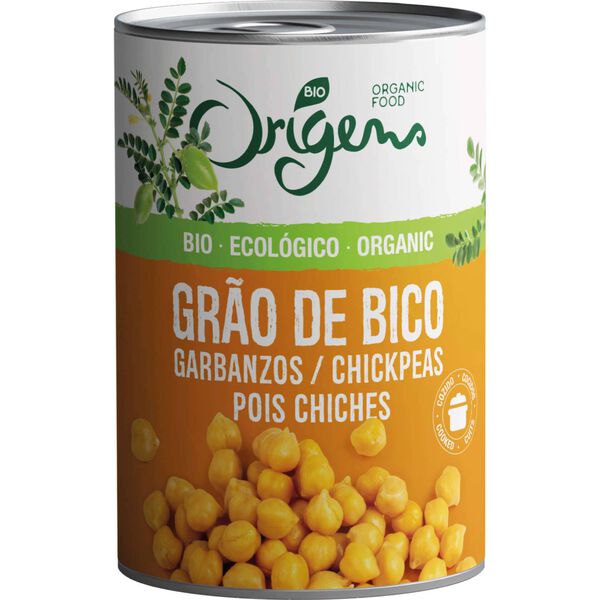 Grão de Bico Cozido Origens Bio