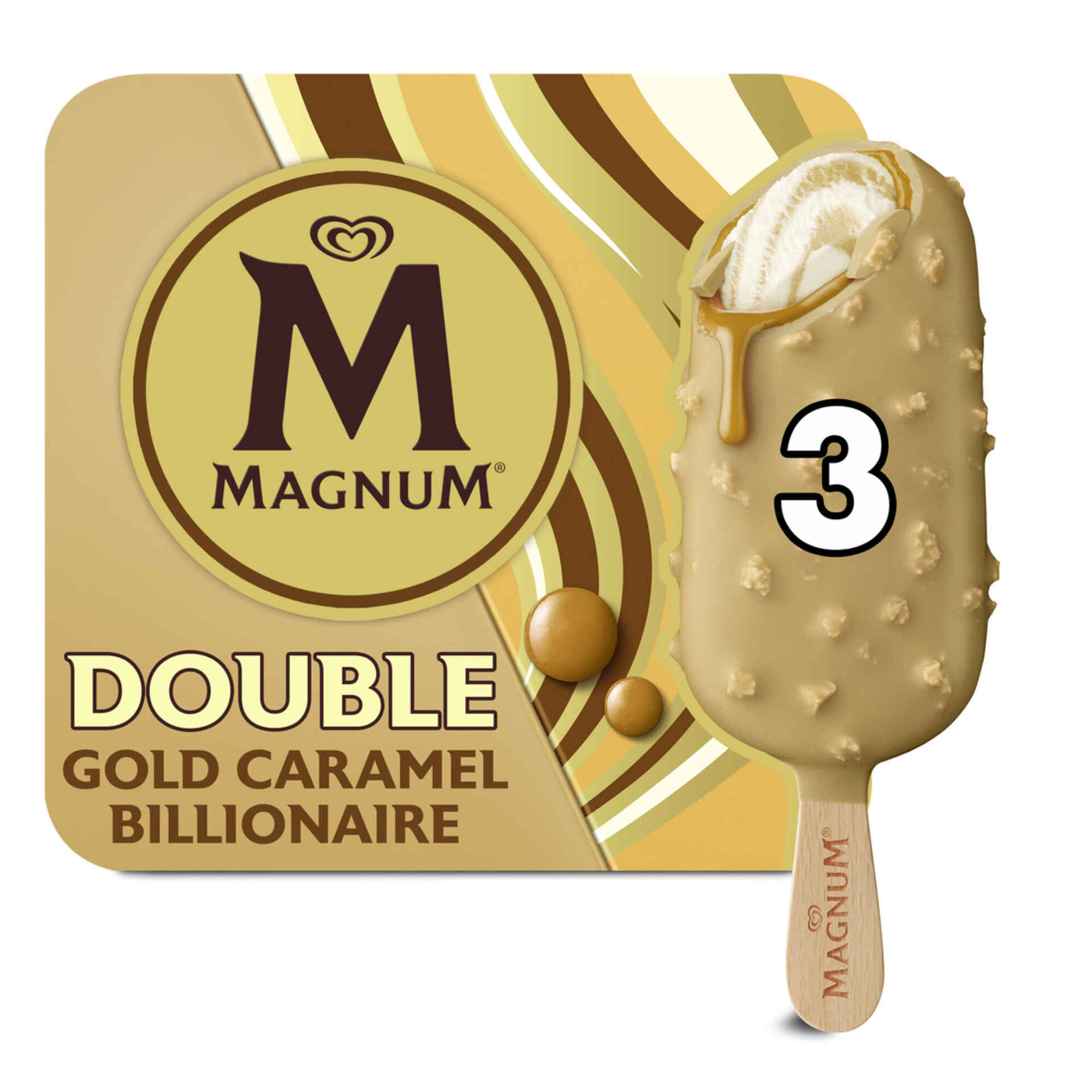Gelado Double Gold Caramel Billionaire
