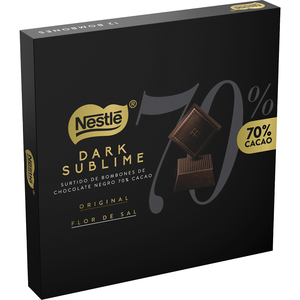 Bombons de Chocolate Negro e Flor de Sal Dark Sublime Nestlé