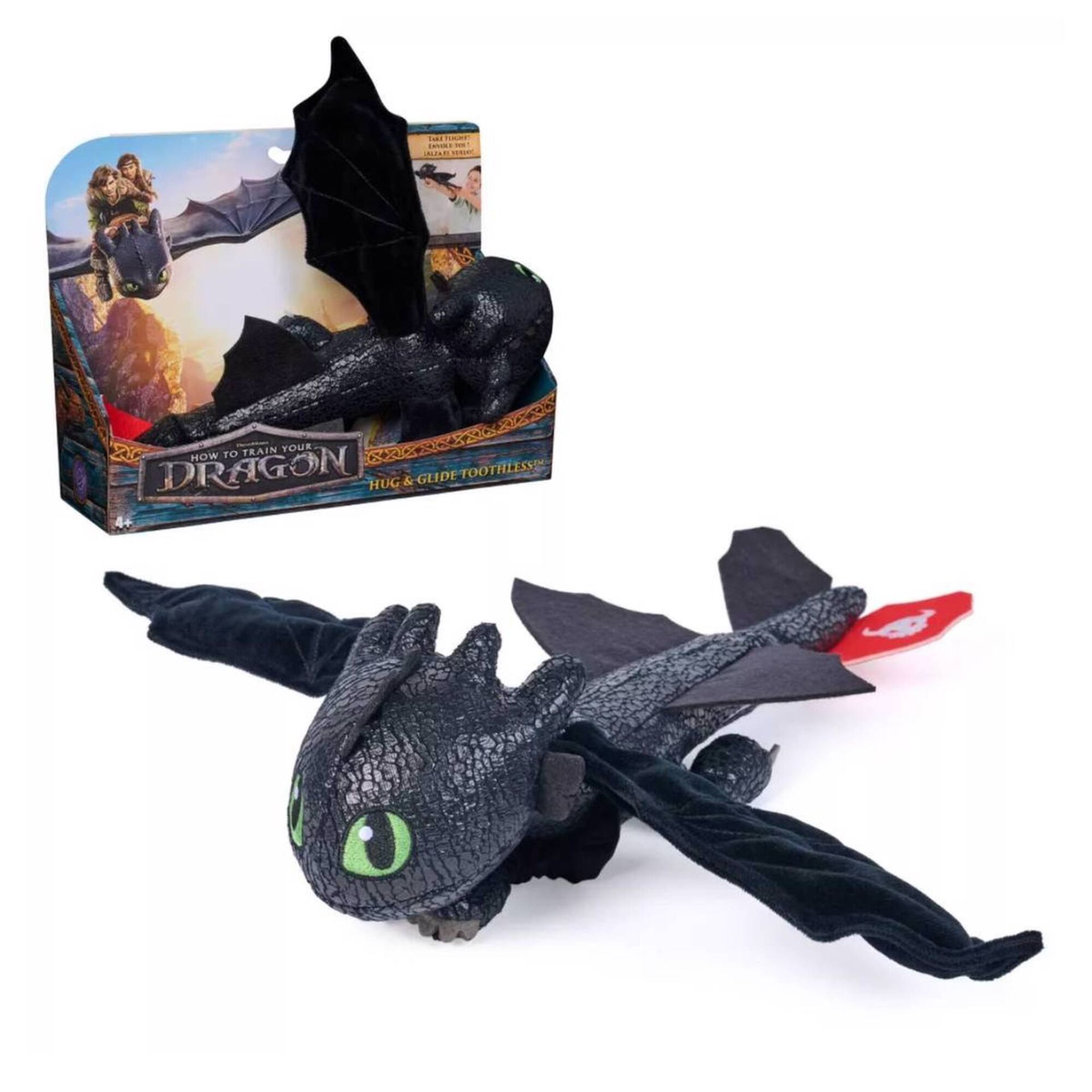 Dragão Toothless Vira e Abraça Dragão Toothless Vira e Abraça