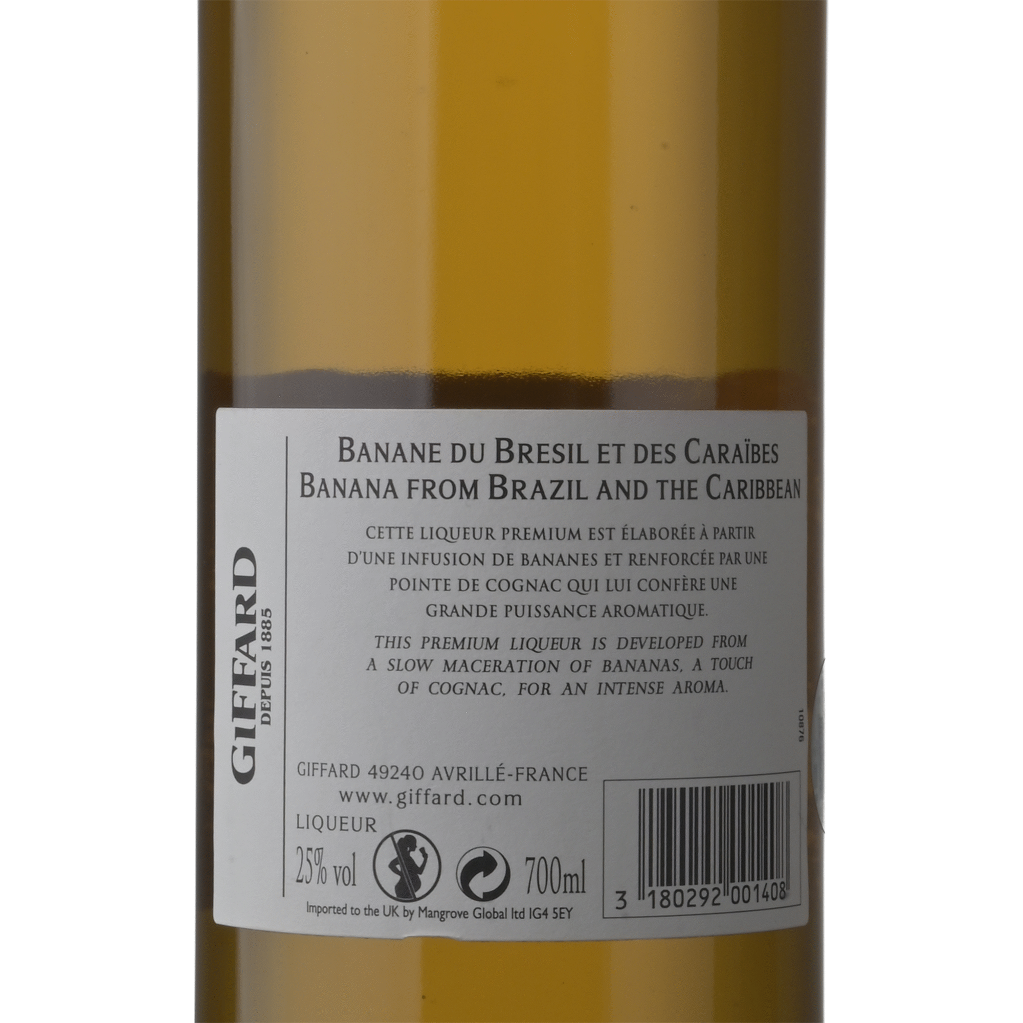 Giffard Premium Bannae du Bresil et des Caraibes Licor