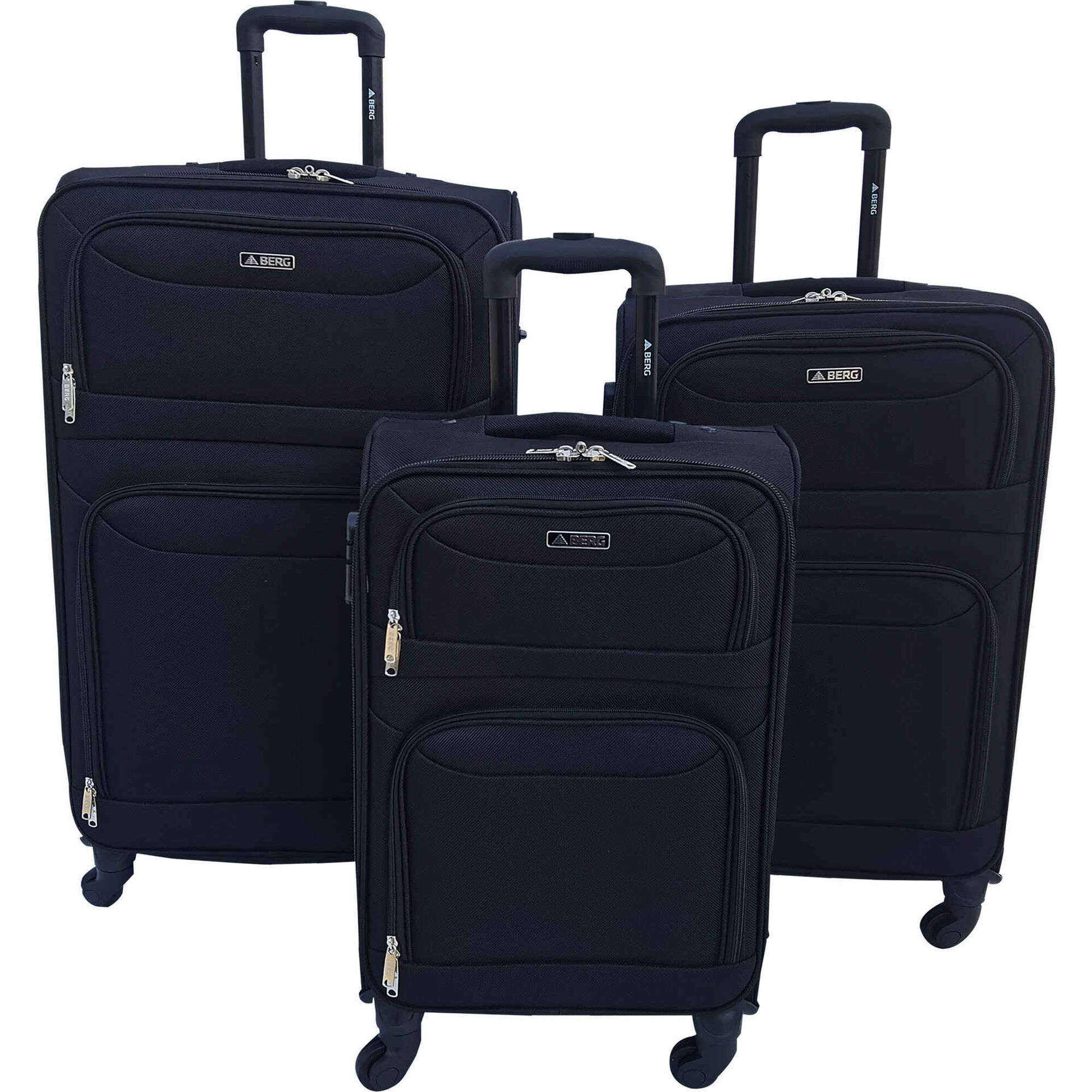 Mala de Viagem Média 4 Rodas Preto Move