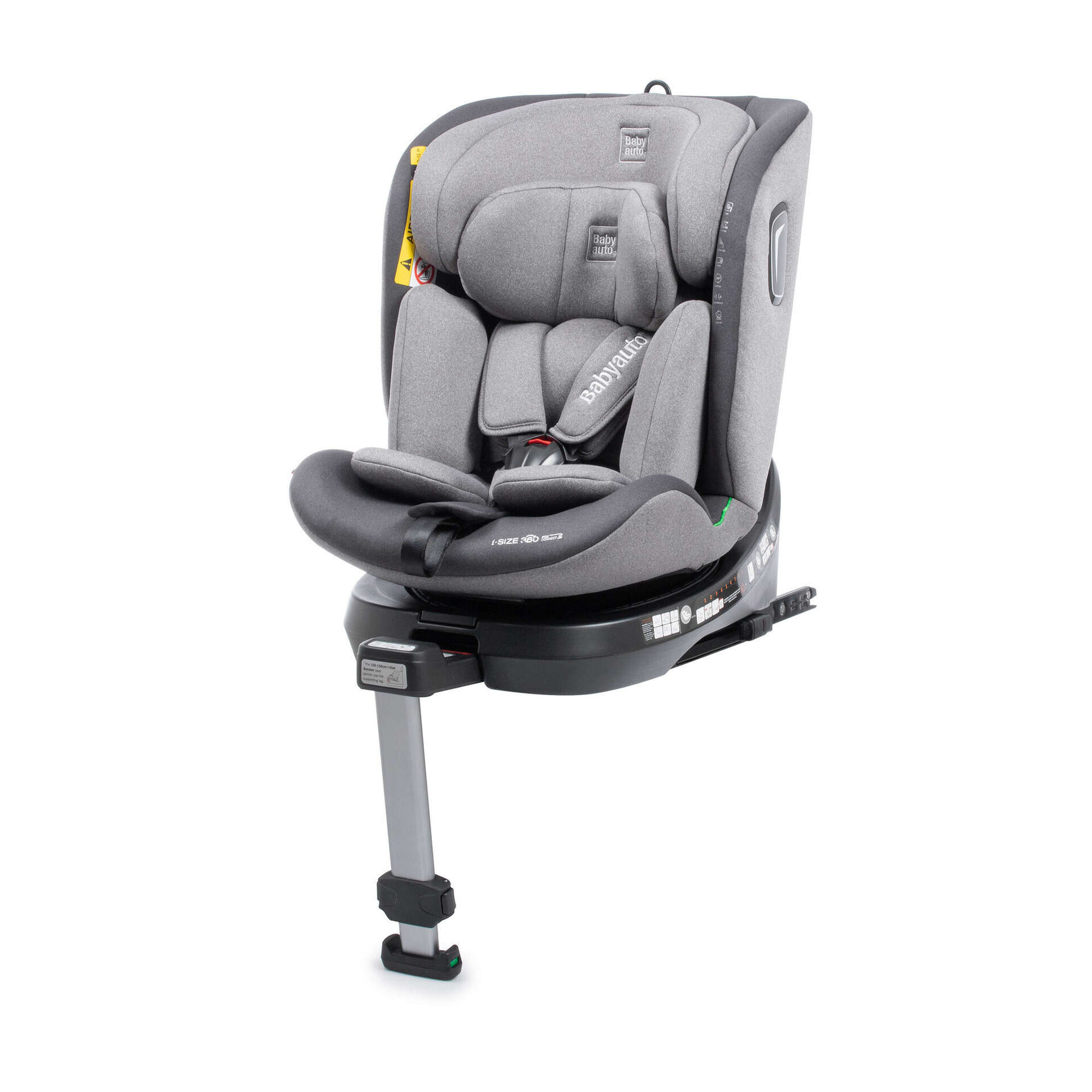 Cadeira Auto I-Size 40-150cm Isofix Cinza Aitana Babyauto