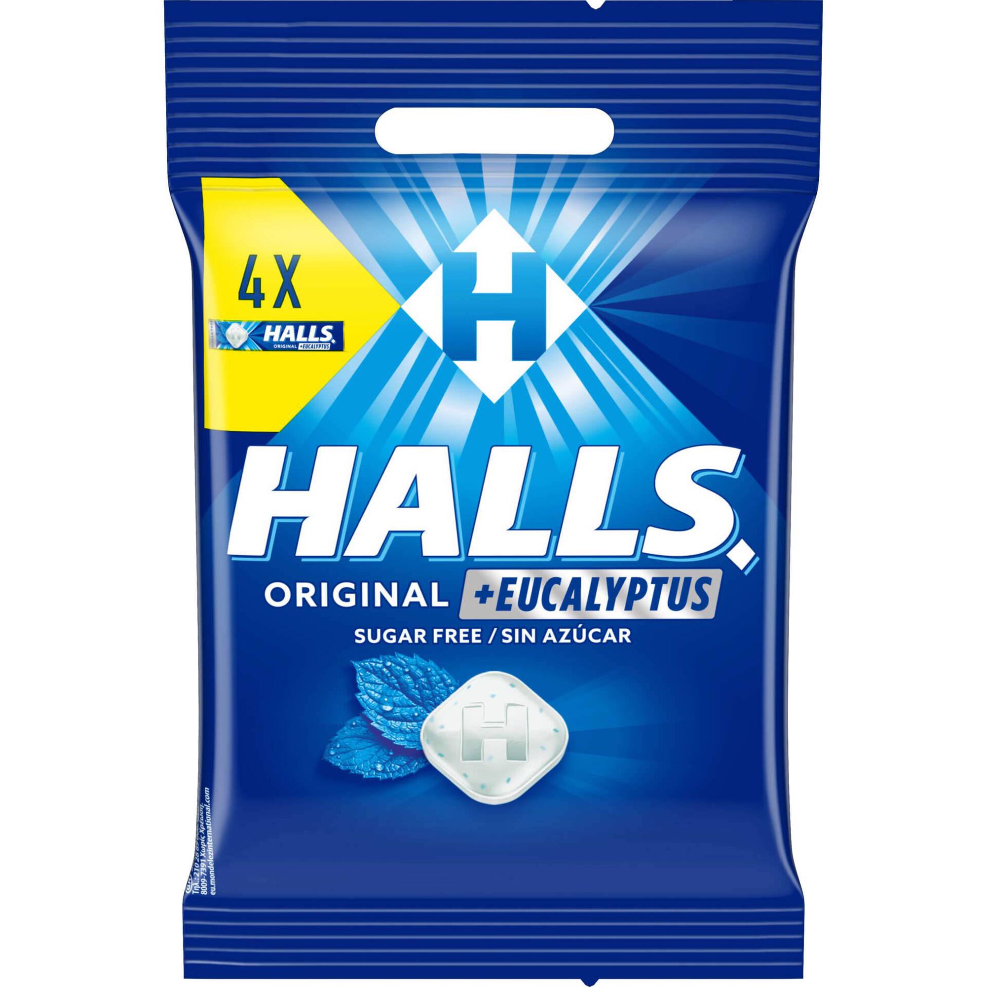 Rebu&ccedil;ados de Mentol e Eucalipto Halls