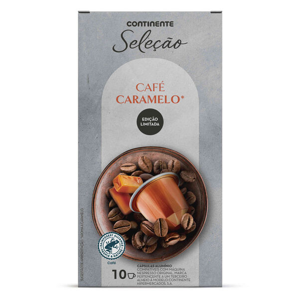 Cápsulas de Café Caramelo Continente Seleção