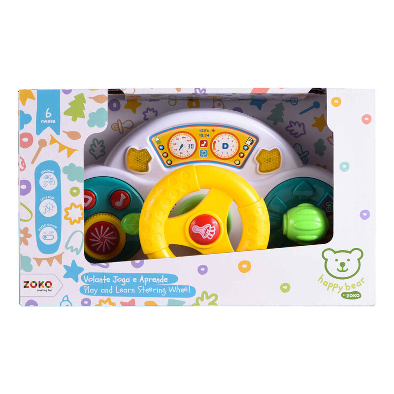 Zoko Happy Bear - Volante Joga e Aprende