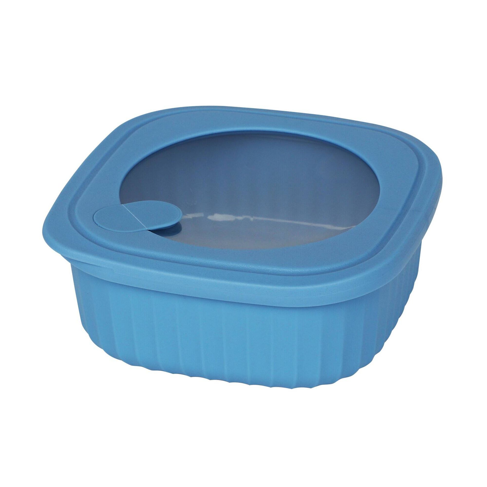 Caixa Herm&eacute;tica 0,85L Azul Design Kasa