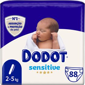 Fraldas Sensitive XXL 2-5kg T1