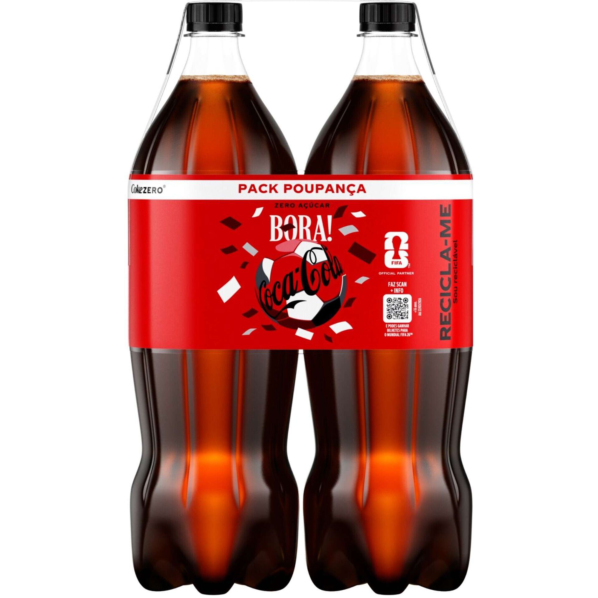 Refrigerante com G&aacute;s Cola Zero Coca-Cola